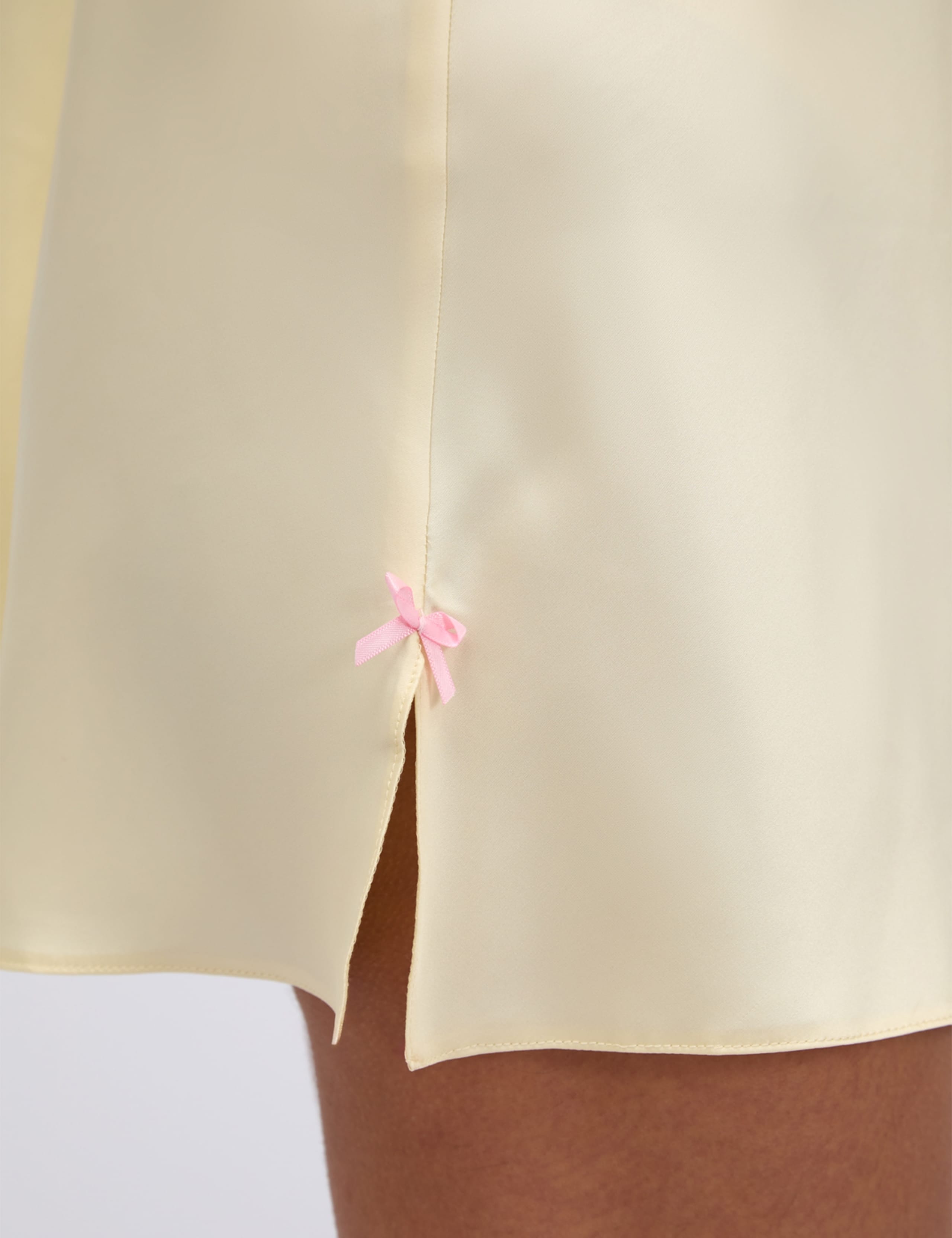 Kaya Satin Lace Trim Chemise 6 of 7