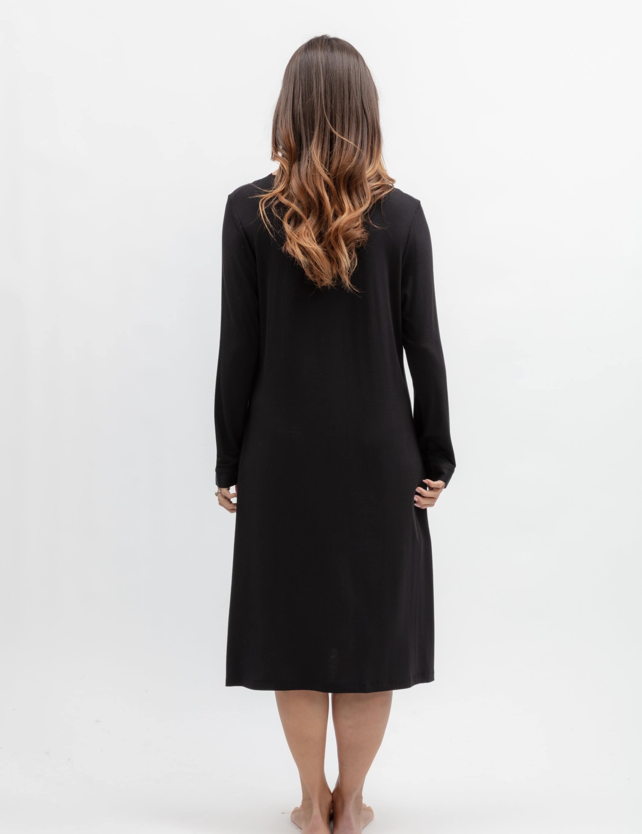 Modal Rich Jersey Lace Trim Nightdress 3 of 3