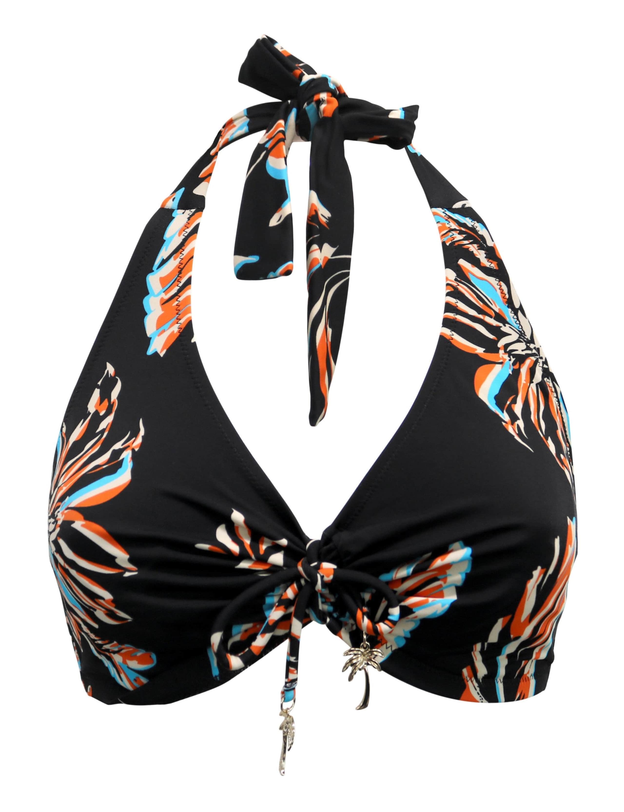 Madrid Printed Wired Halterneck Bikini Top C-G 2 of 11