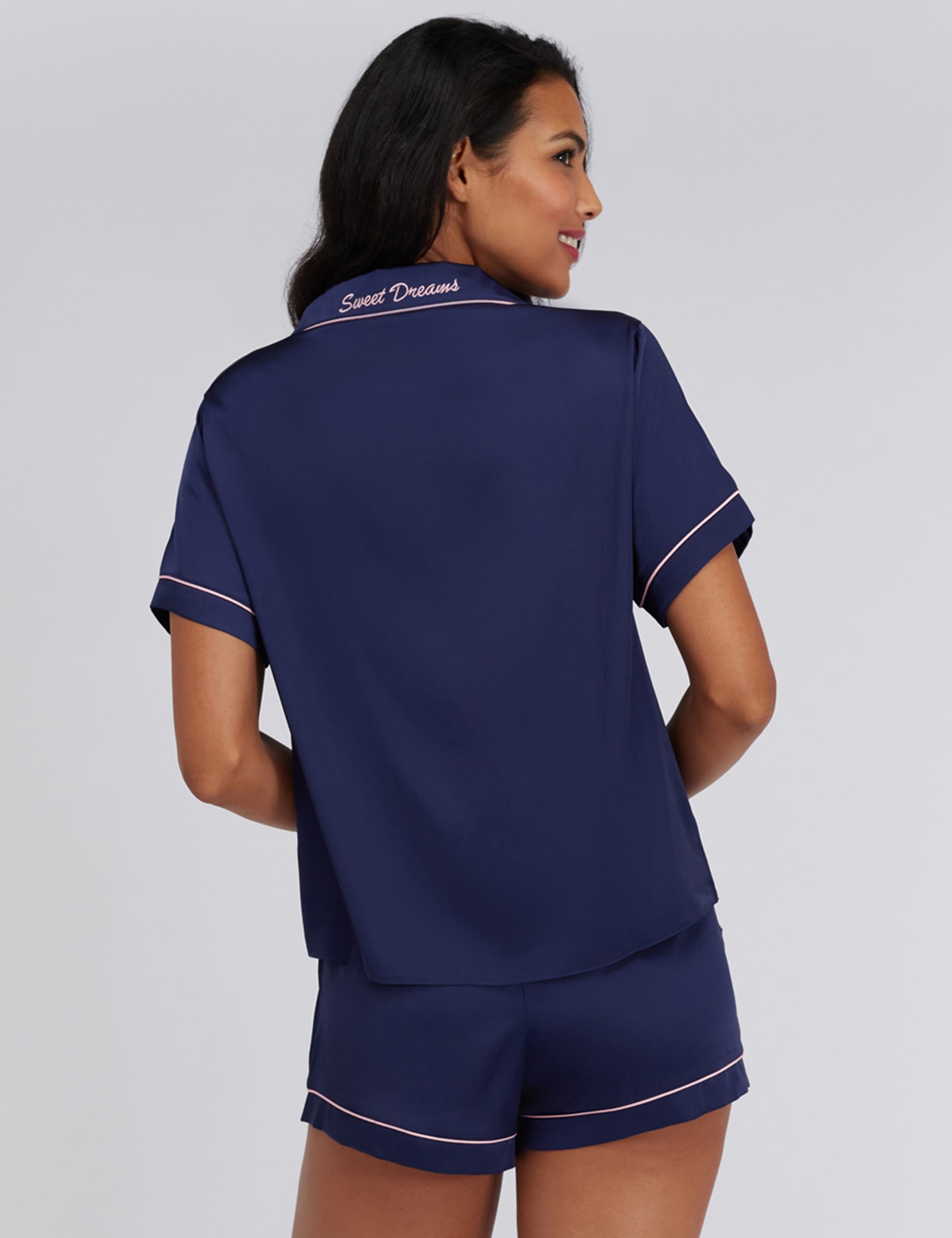 Satin Short Pyjama Set 7 of 7