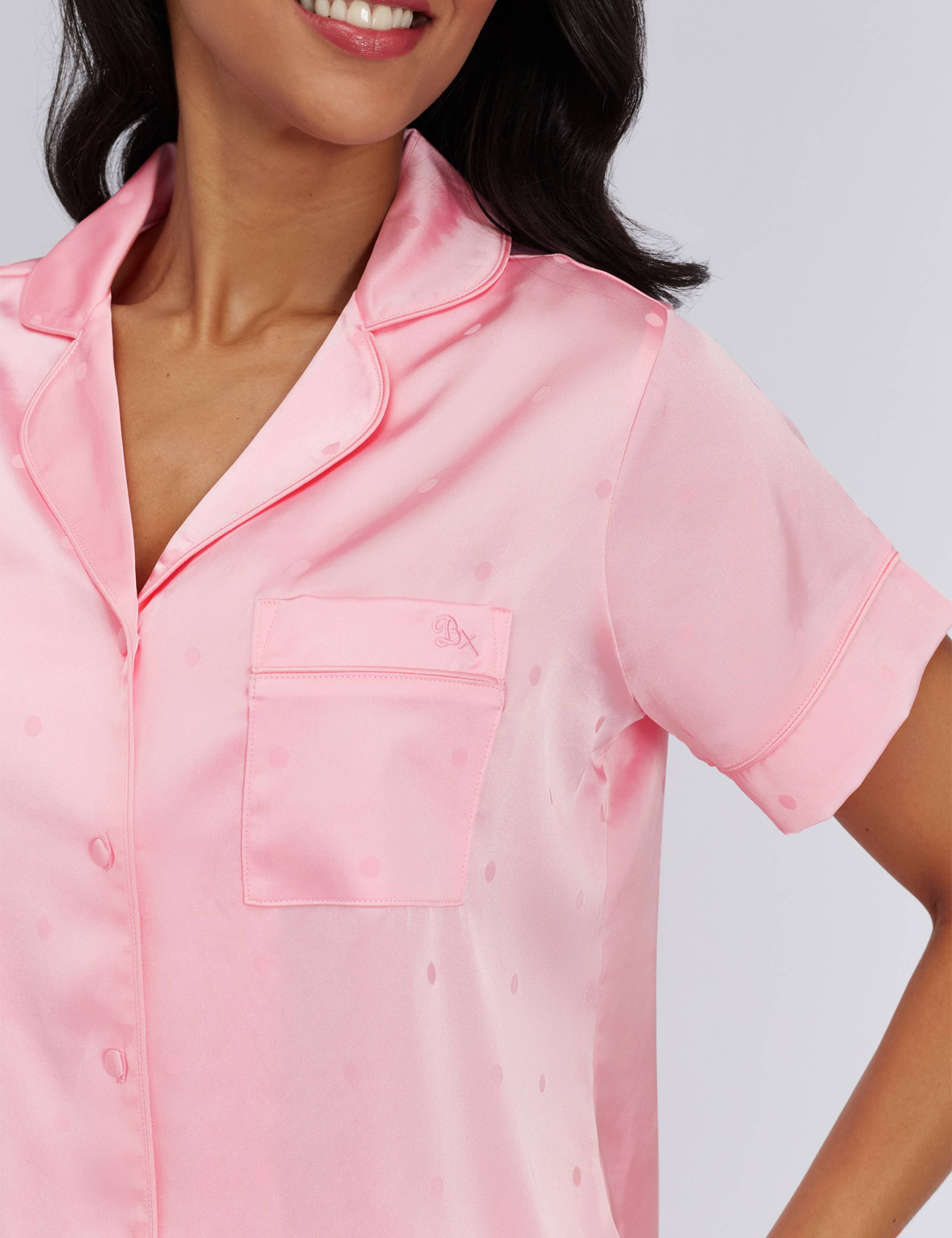 Satin Polka Dot Short Pyjama Set 5 of 7