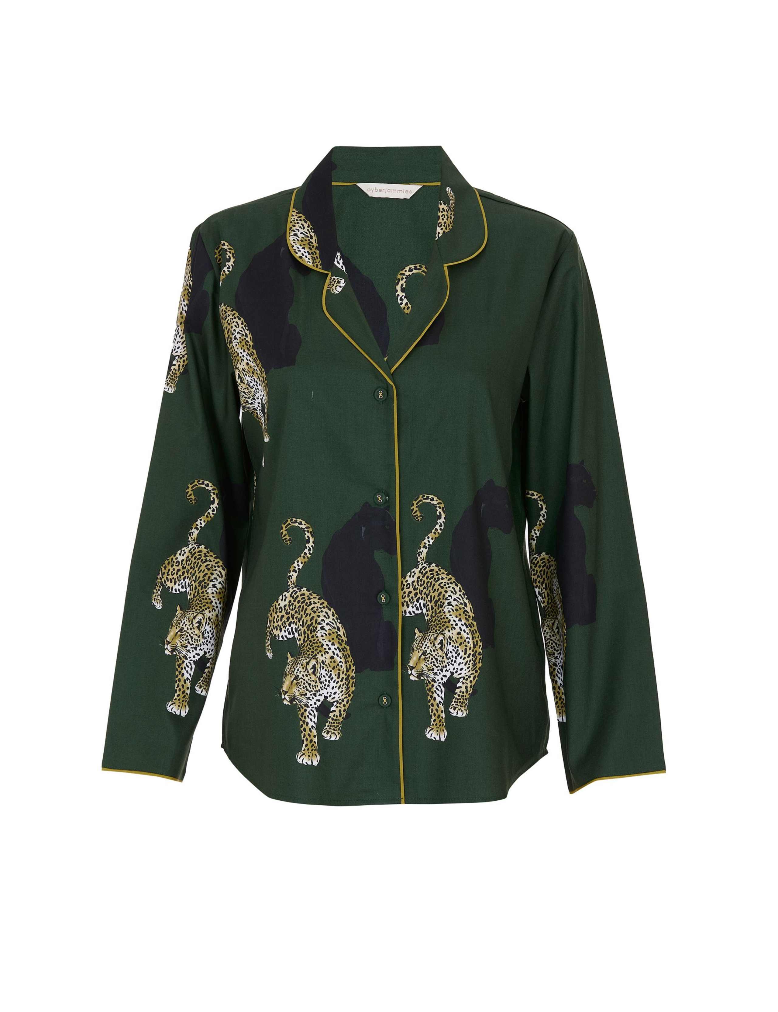 Cotton Modal Leopard Pyjama Top 2 of 4