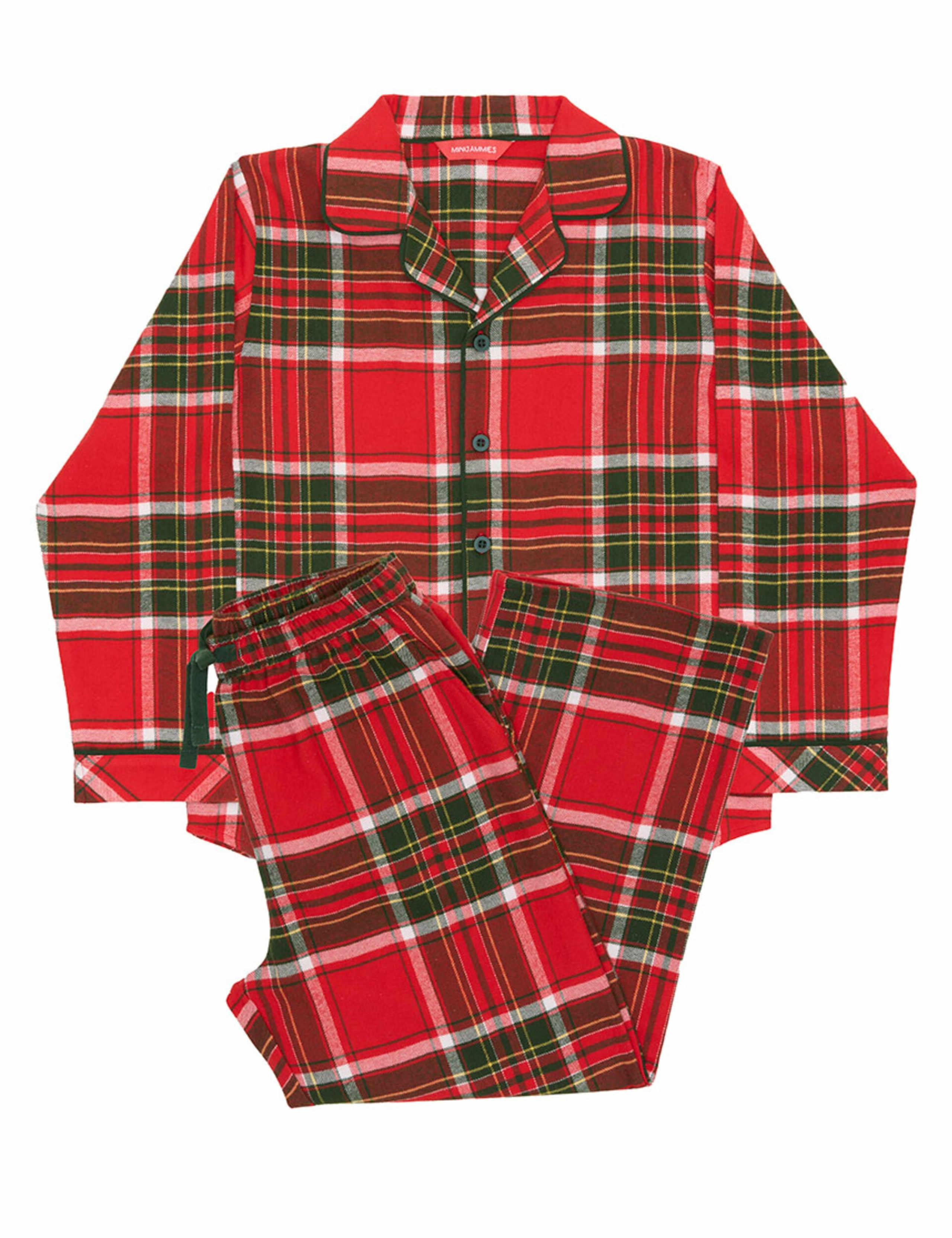 Pure Cotton Checked Family Christmas Pyjama Set 2 of 3