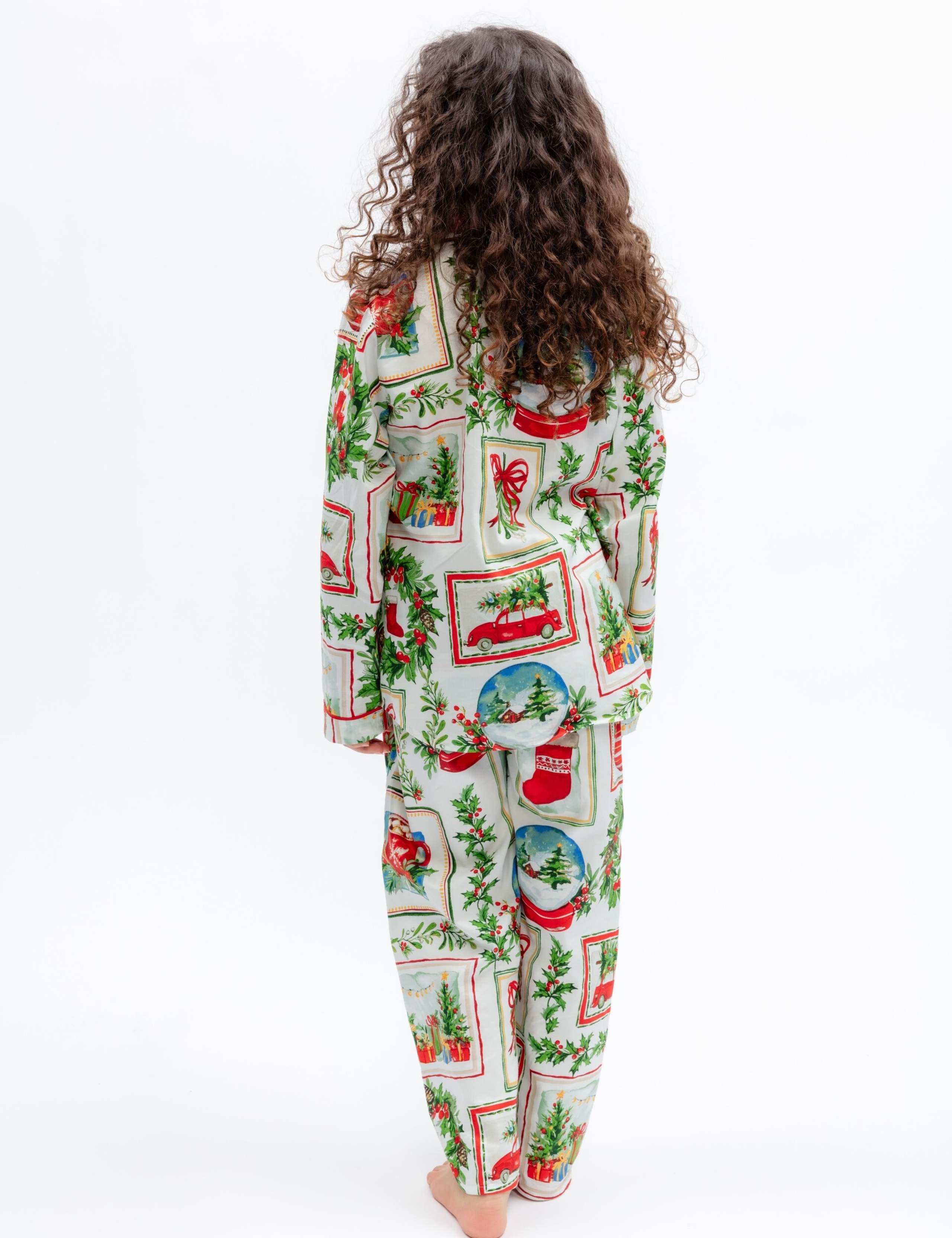 Cotton Blend Family Christmas Print Pyjama Set 3 of 3