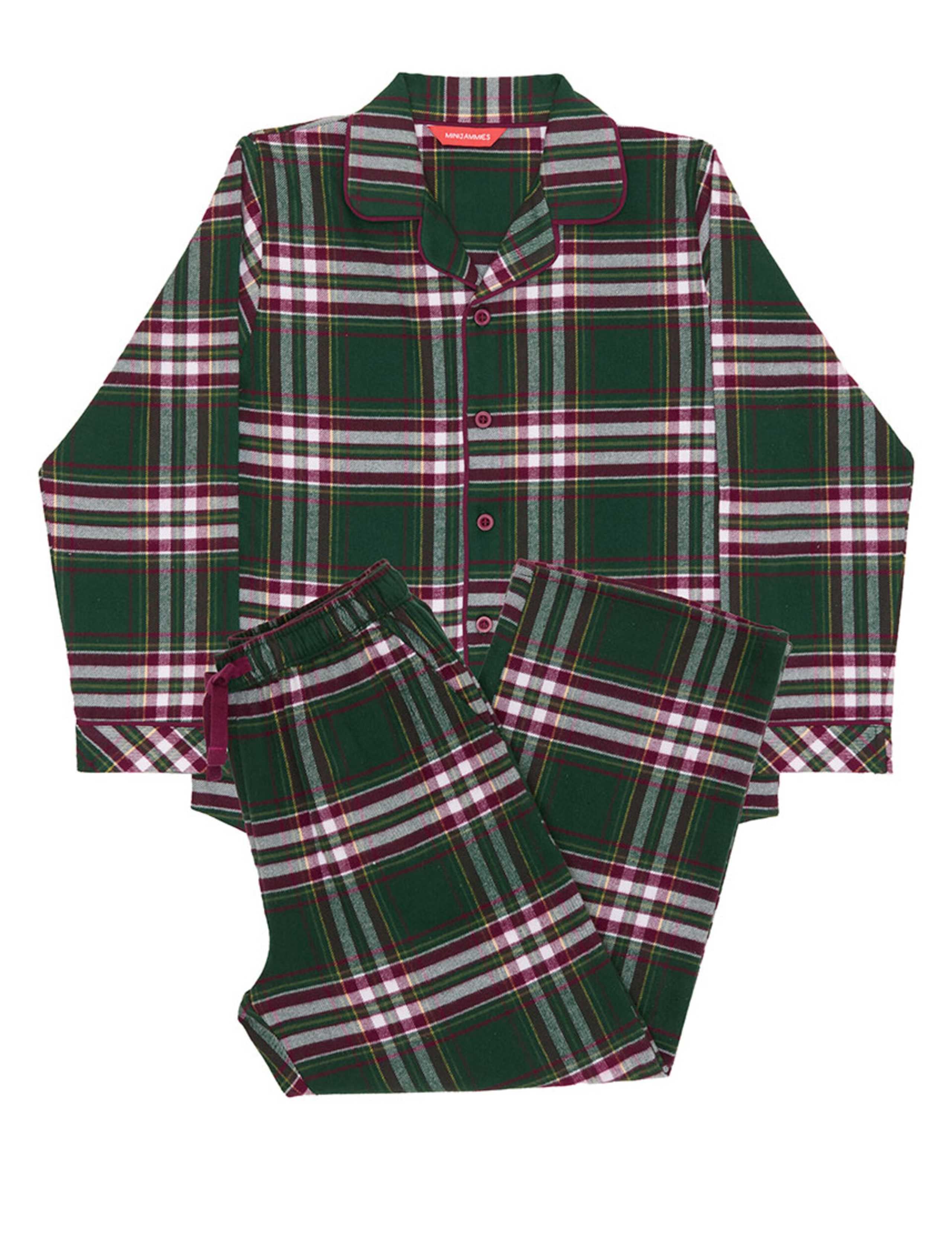 Pure Cotton Checked Family Christmas Pyjama Set 2 of 3