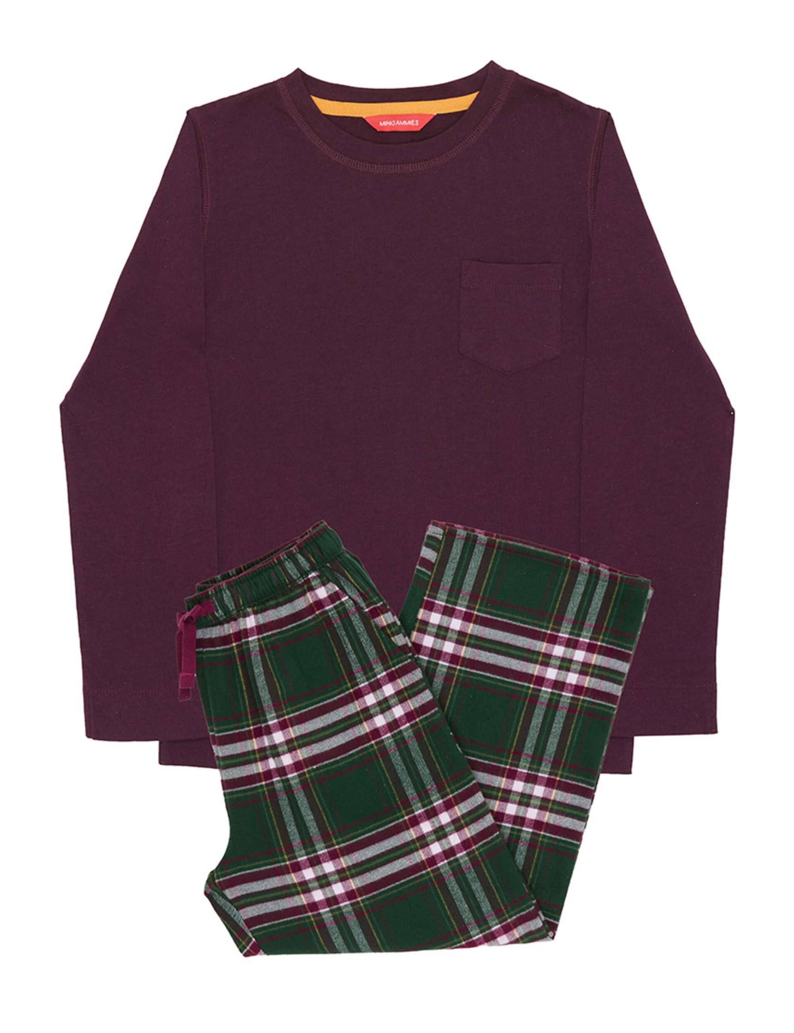 Cotton Blend Checked Family Christmas Pyjama Set 2 of 3
