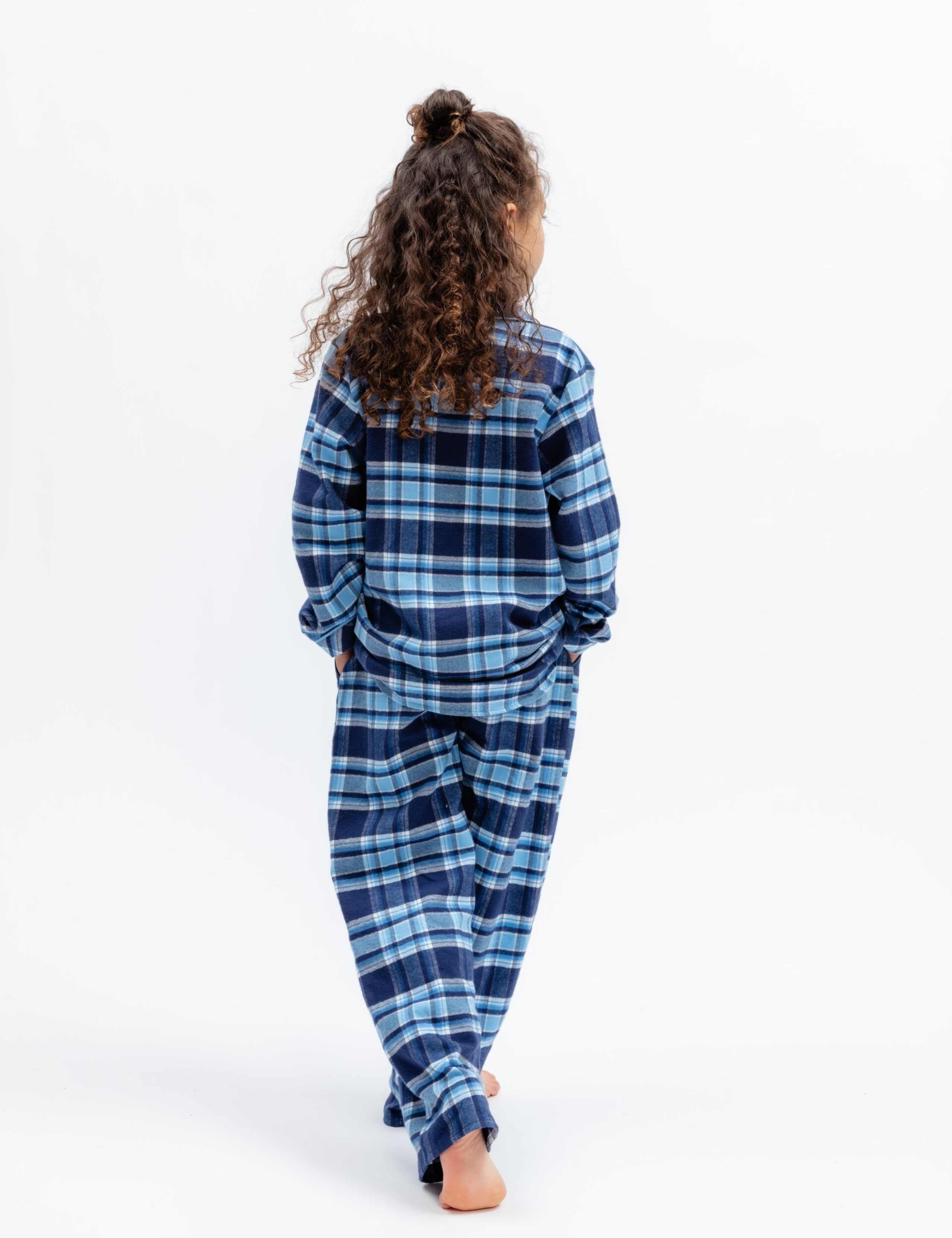 Pure Cotton Checked Family Christmas Pyjama Set 3 of 3