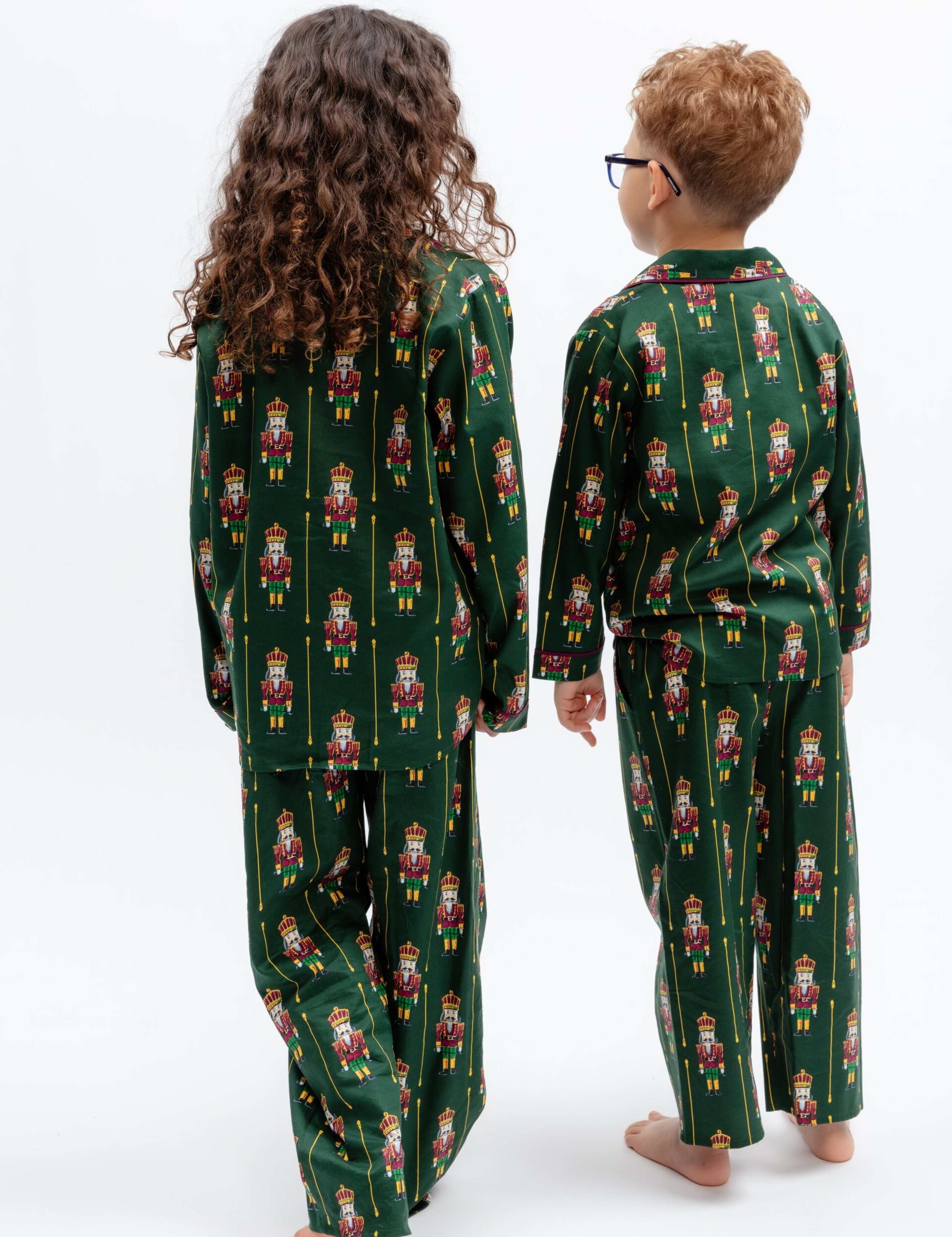 Cotton Blend Nutcracker Family Christmas Pyjama Set 3 of 3