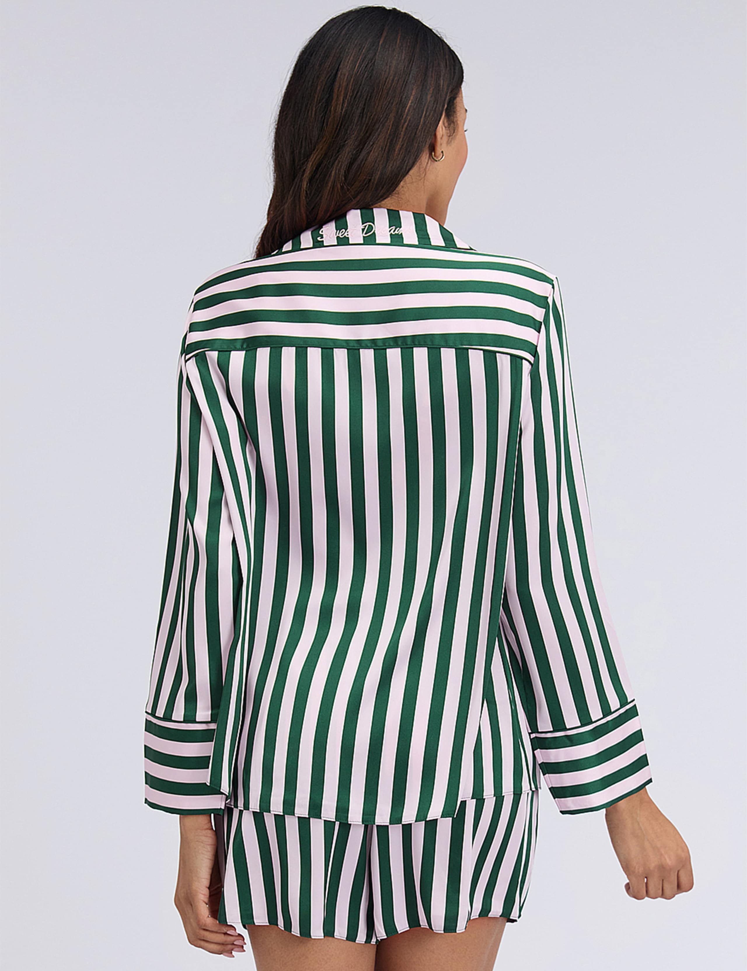 Satin Striped Shortie Set 3 of 8