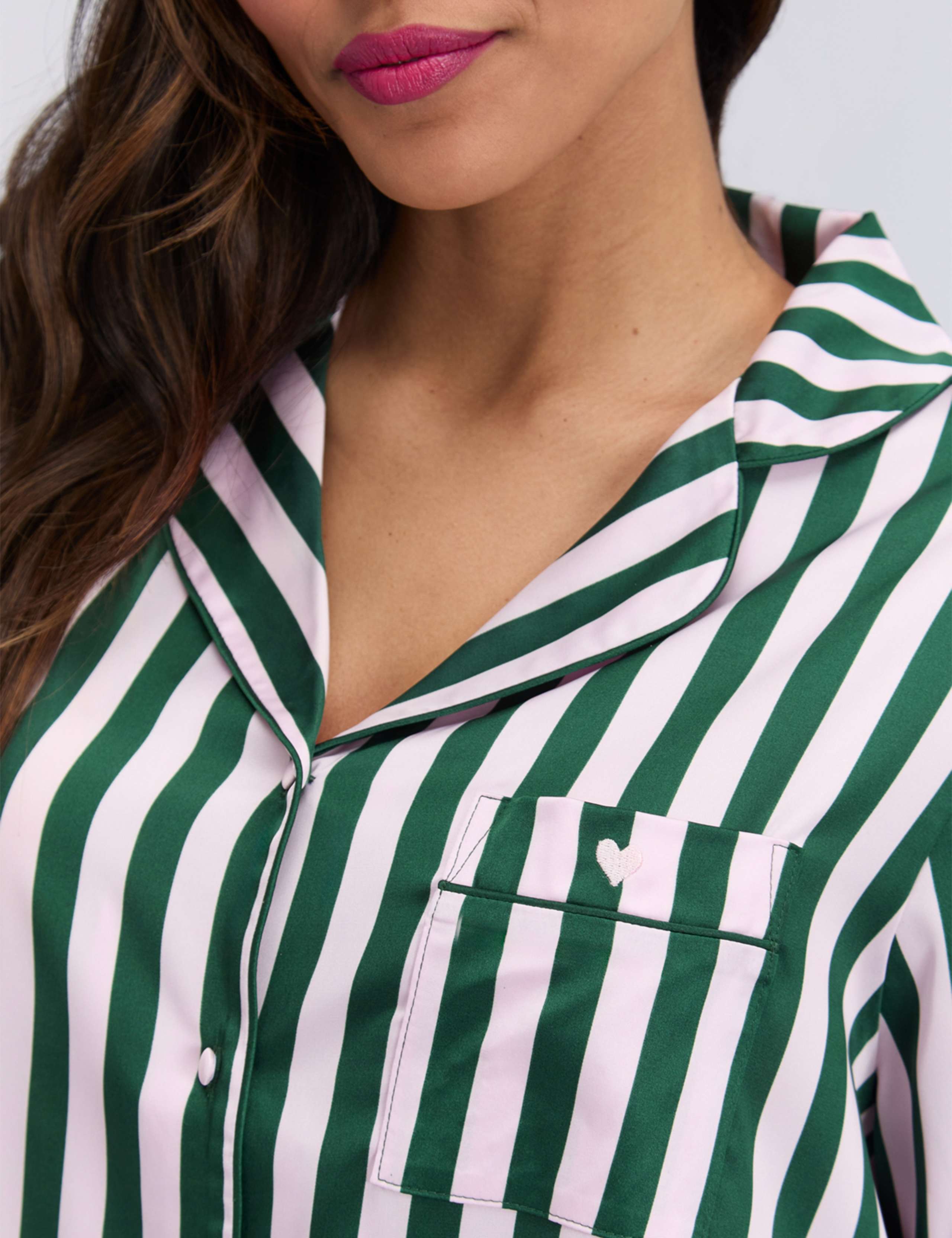 Satin Striped Shortie Set 5 of 8