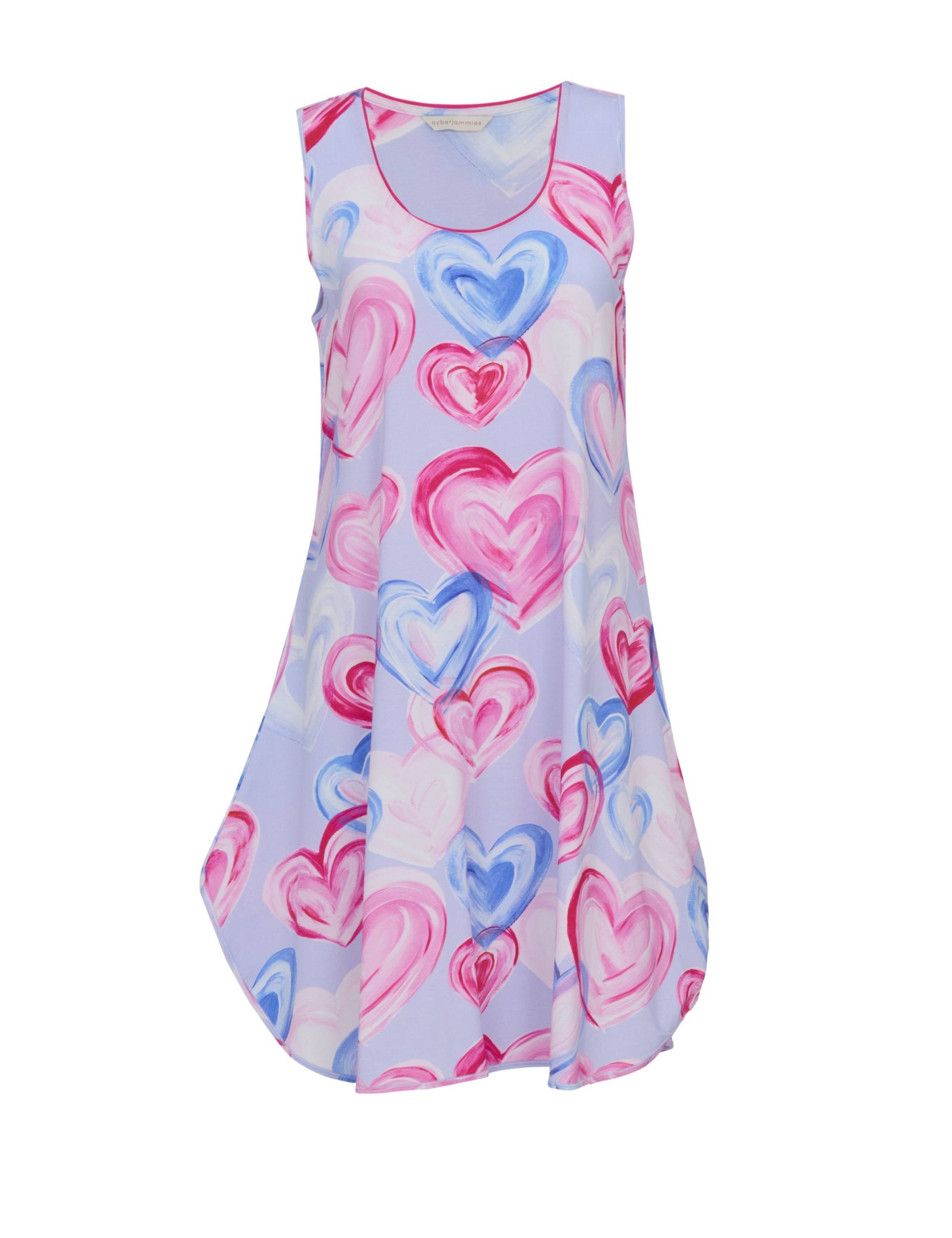 Jersey Heart Print Nightdress 2 of 4
