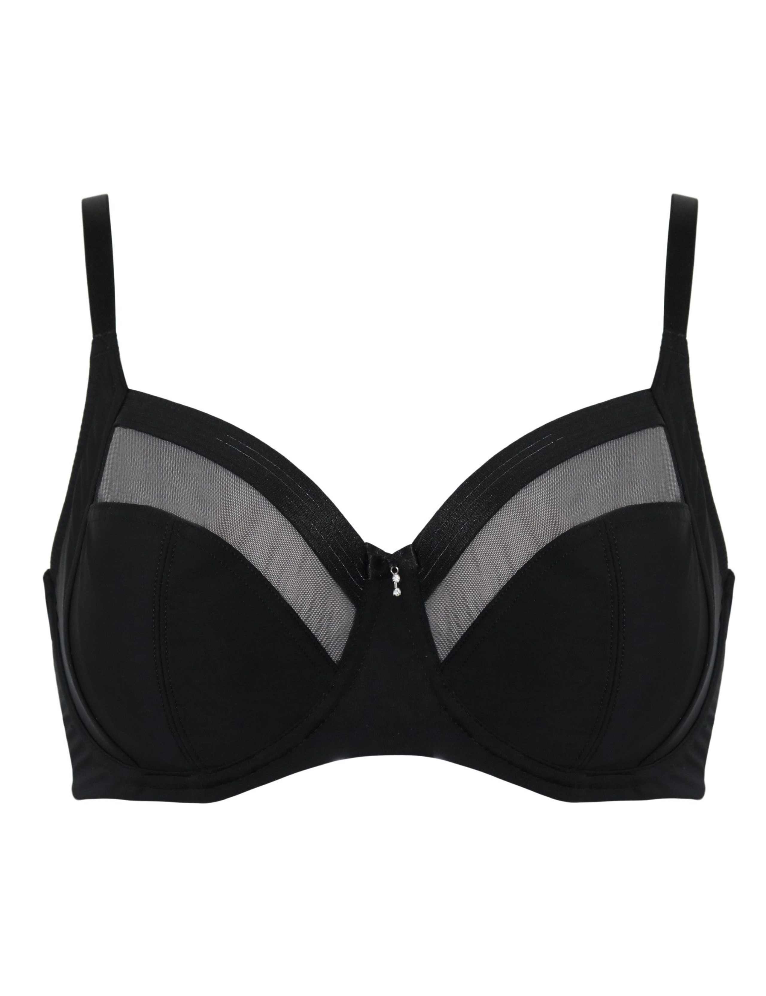 Viva Luxe Mesh Detail Side Support Bra (D-J) 2 of 6