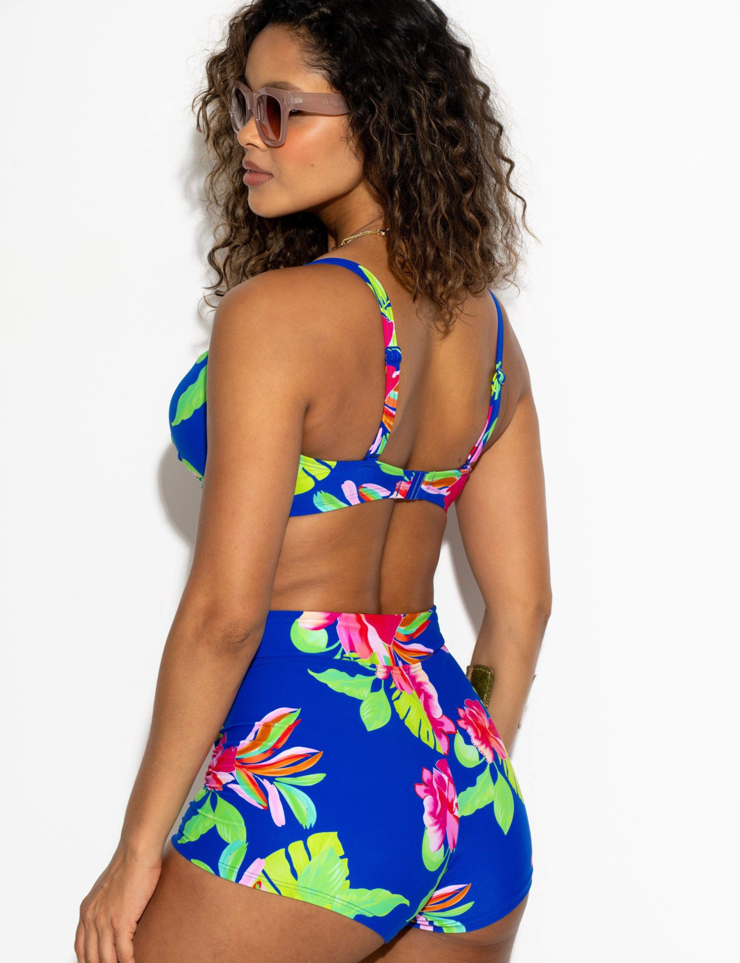 Free Spirit Floral High Waisted Swim Shorts 6 of 7