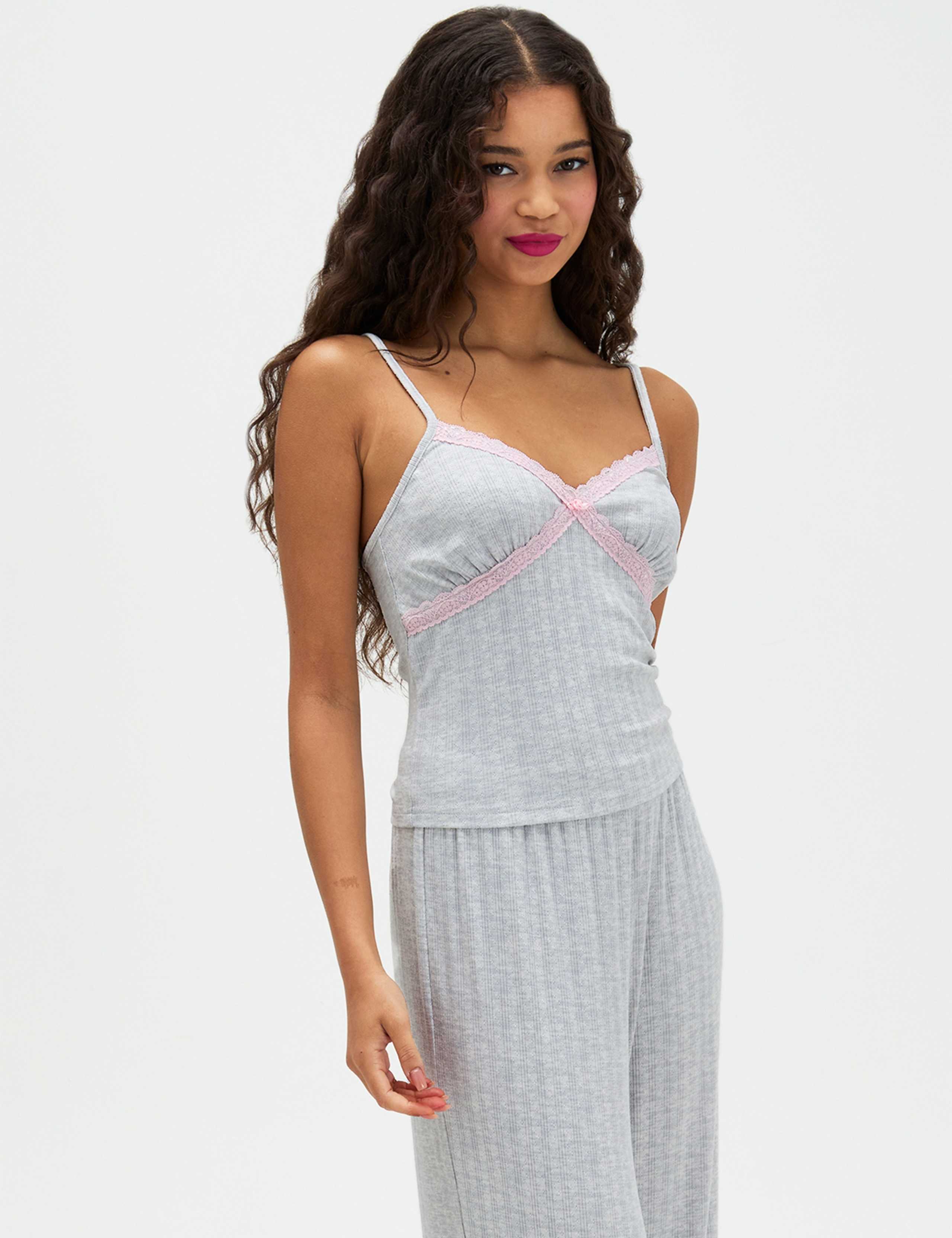 Pointelle Lace Pyjama Set 3 of 6