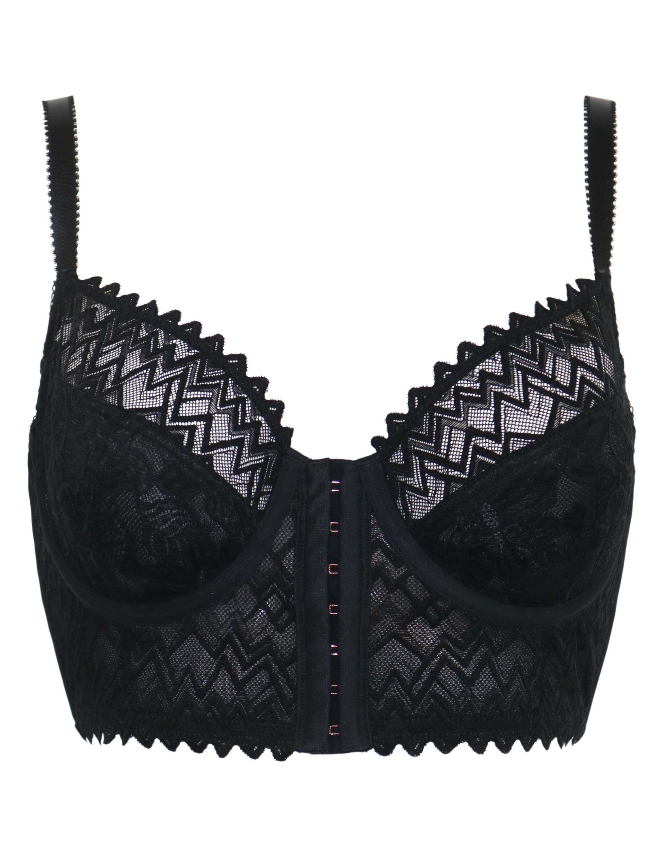 Mixology Front Fastening Wired Longline Bra (B-G) 2 of 12