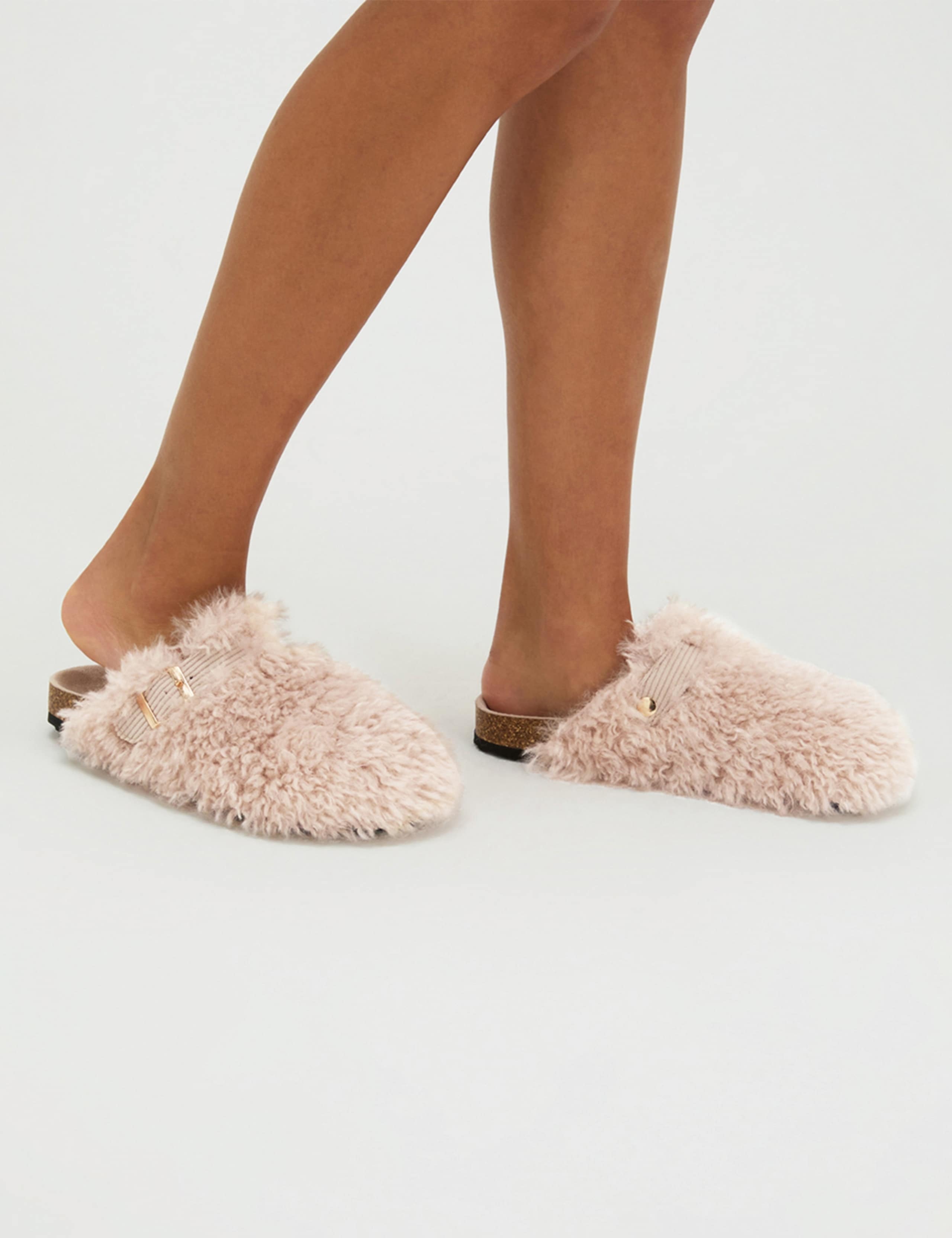 Borg Clog Mule Slippers 4 of 6