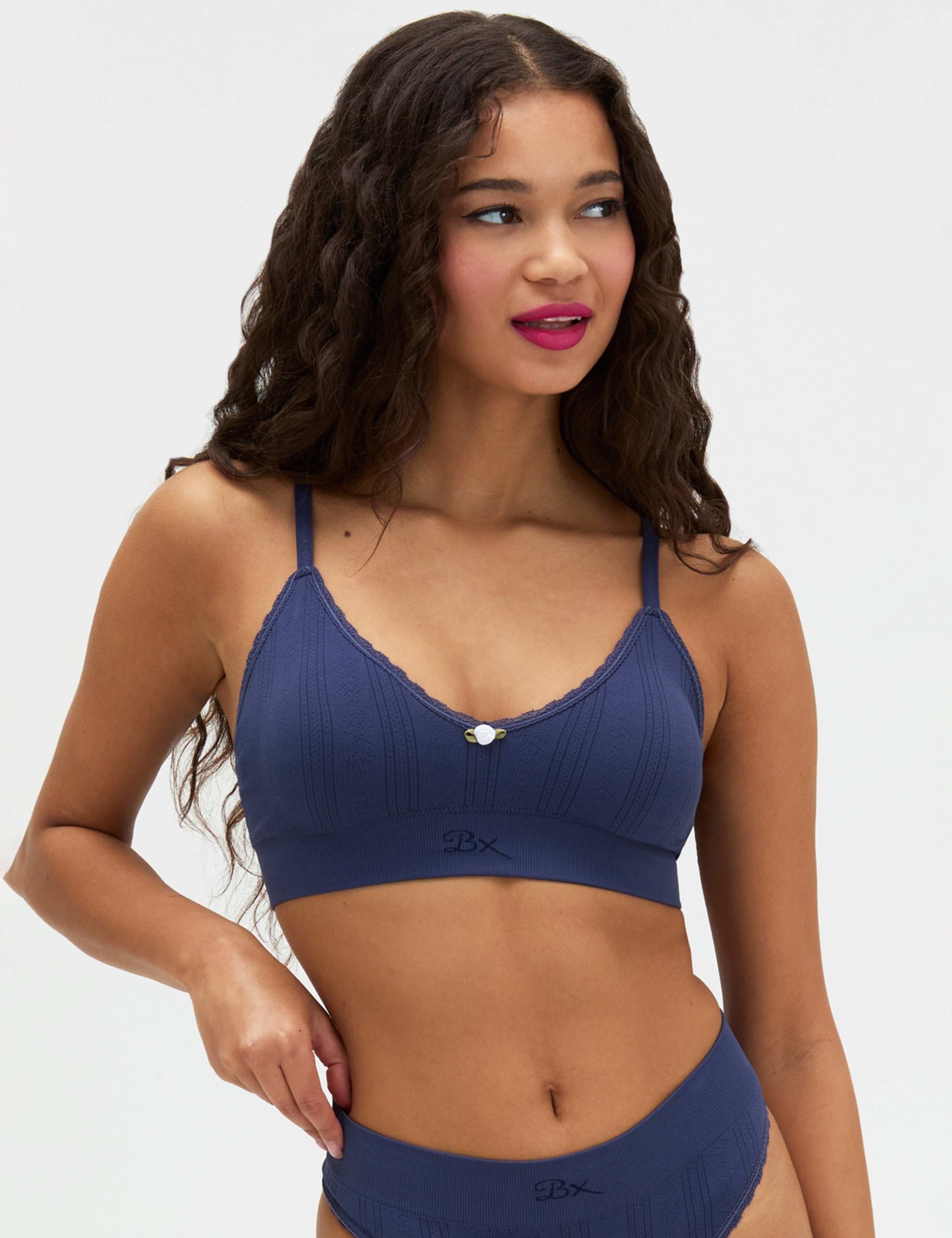 Pointelle Seamless Bralette 3 of 5