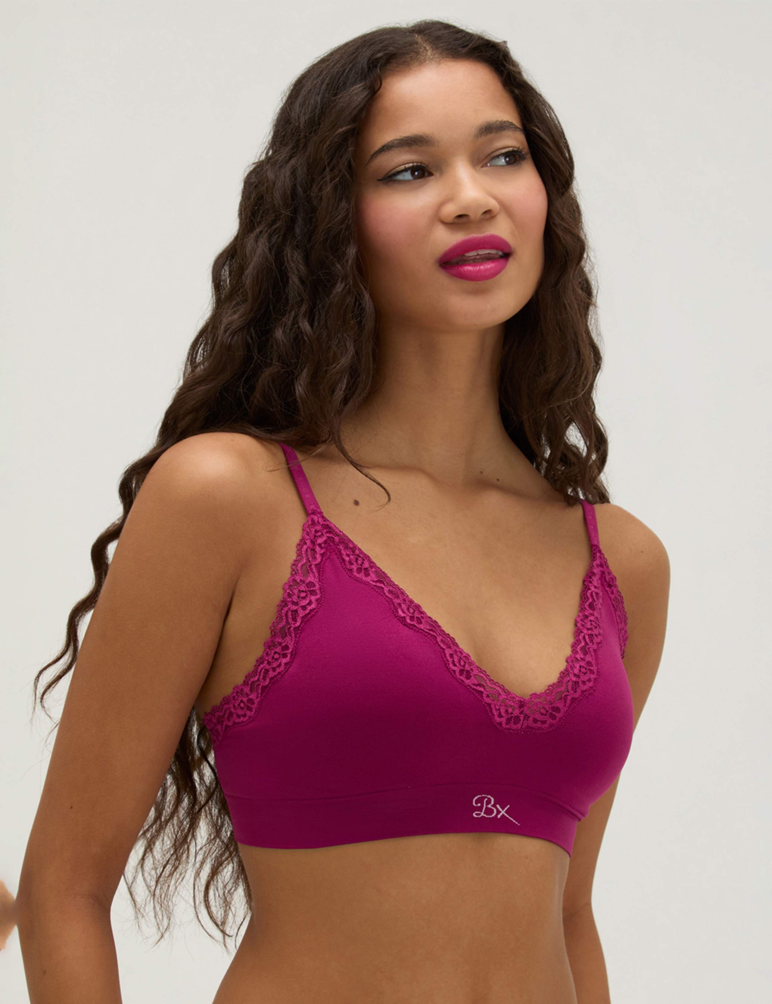 2 Pack Lace Seamless Bralettes 4 of 7