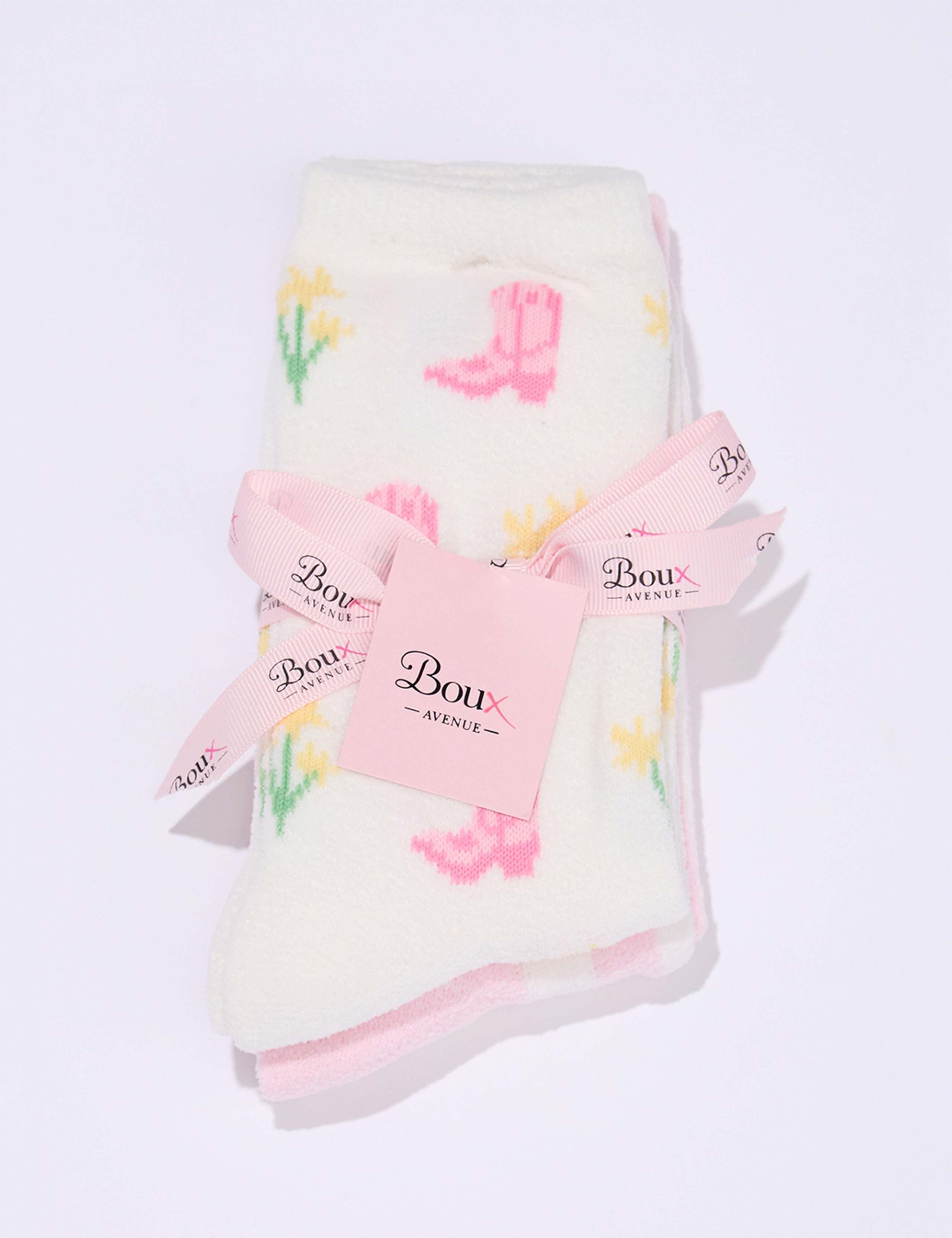 2 Pack Cowgirl Ankle High Socks 2 of 6