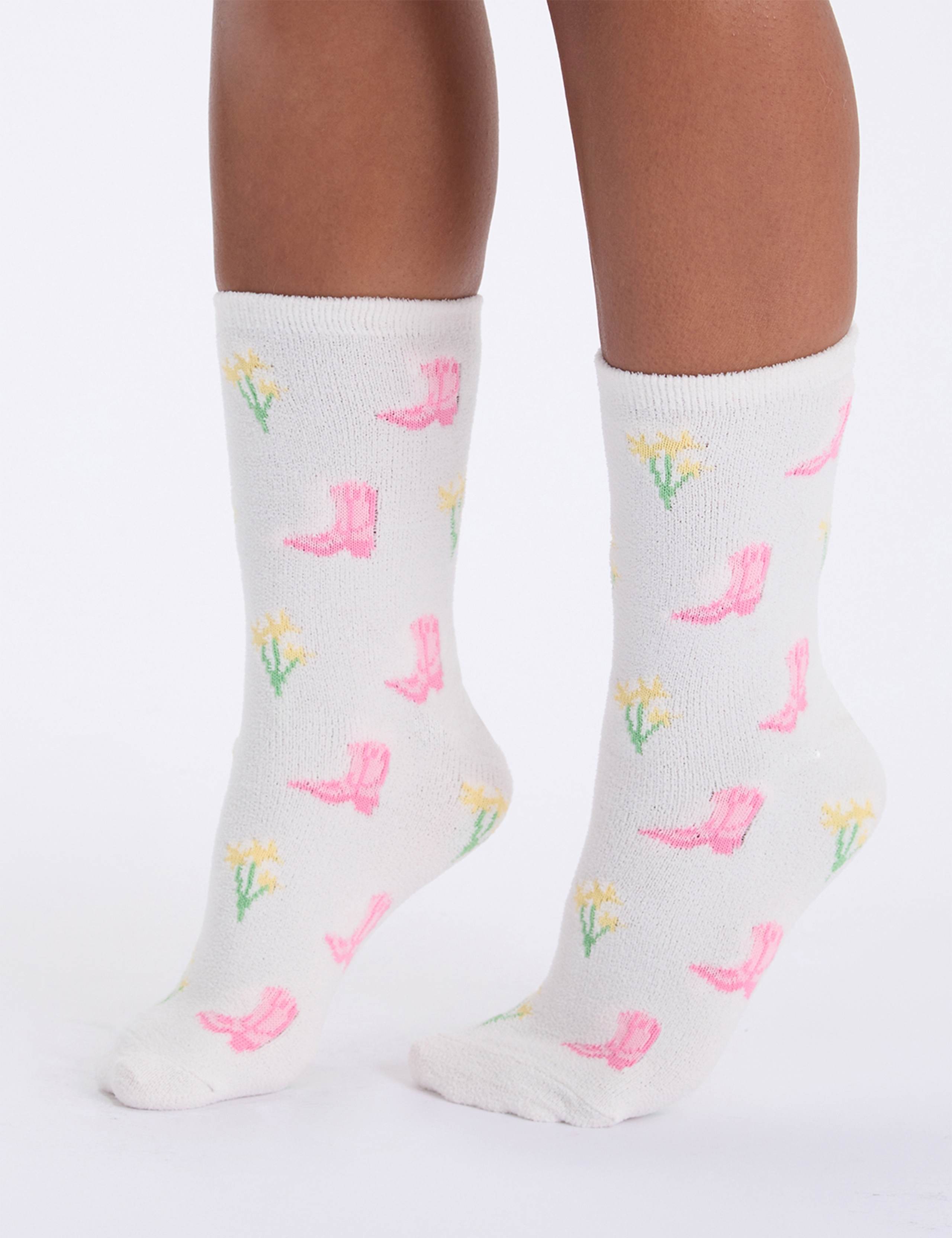2 Pack Cowgirl Ankle High Socks 6 of 6
