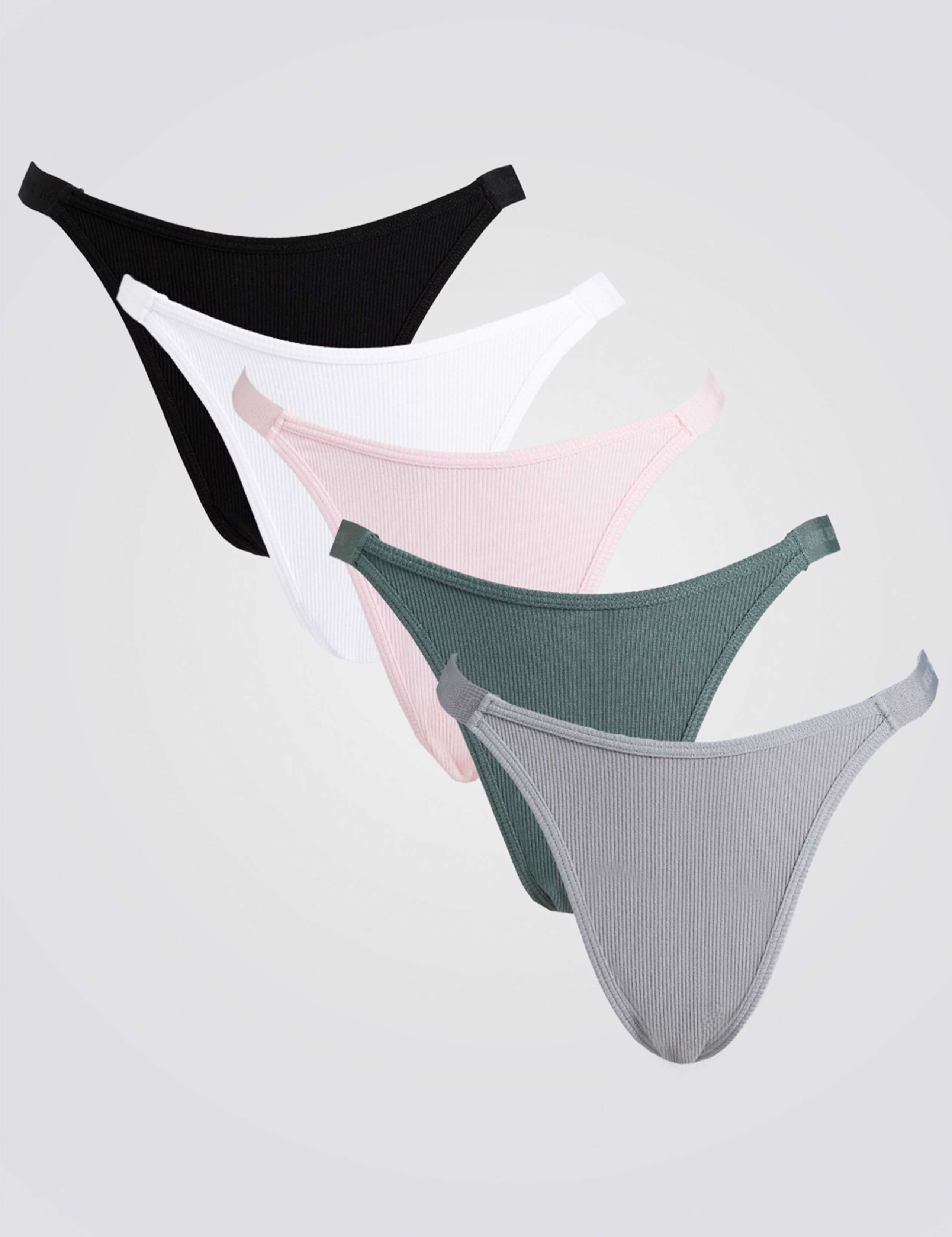 5pk Aimee Thongs 1 of 11