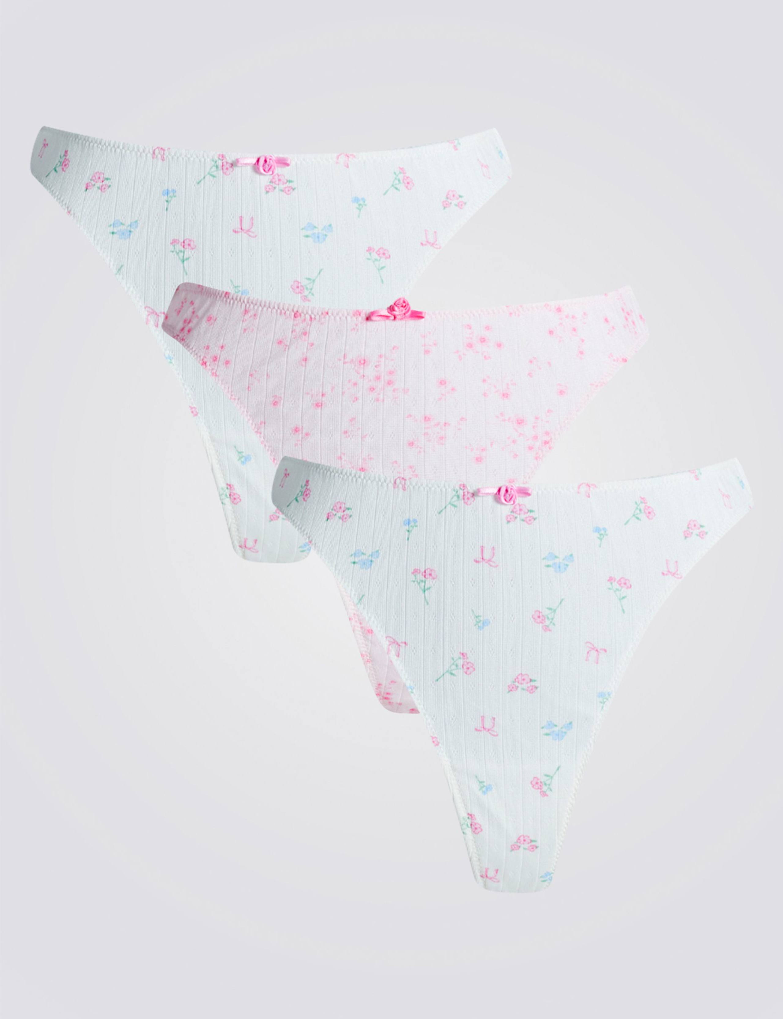 3pk Rosie Thongs 2 of 5