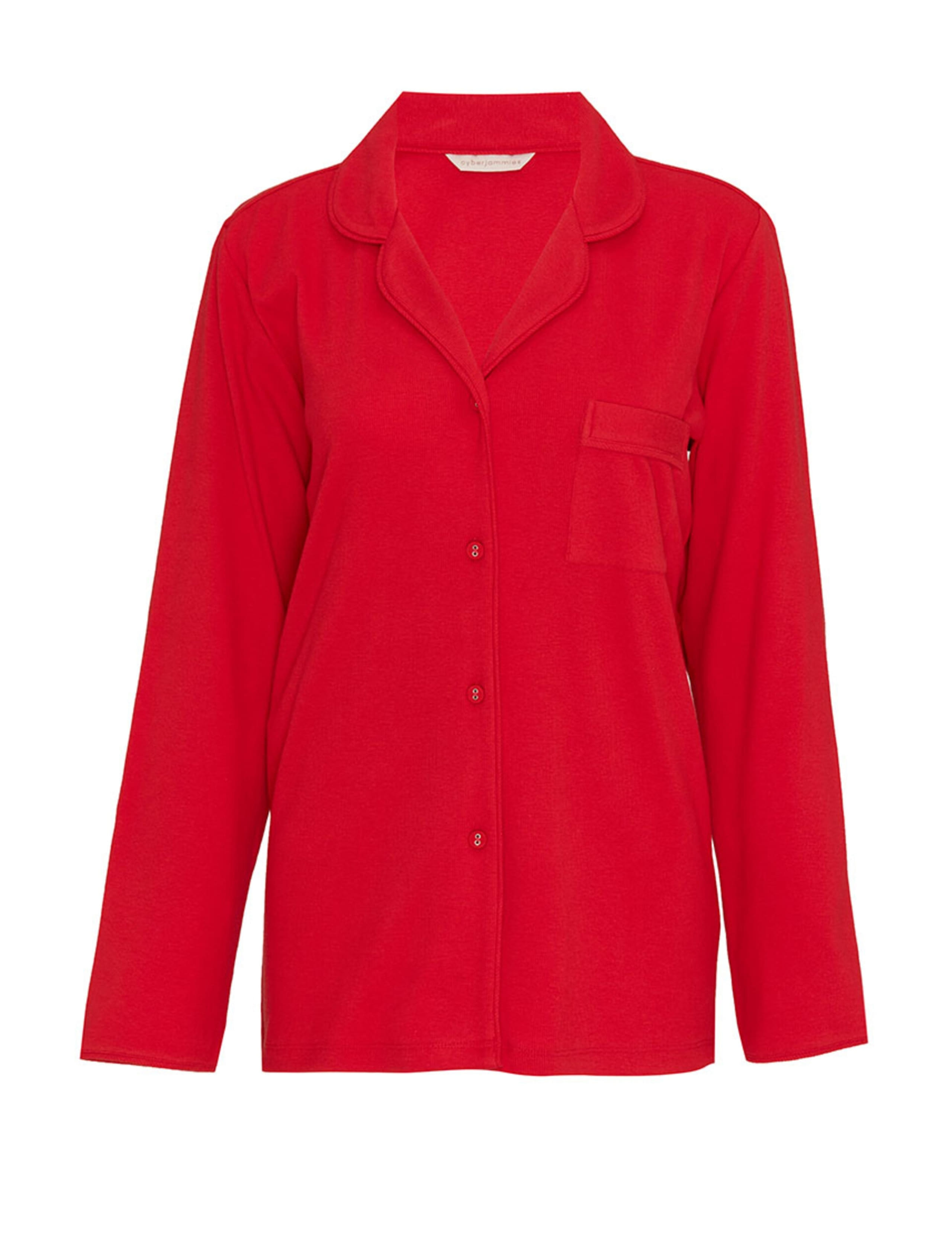 Cotton Modal Ribbed Pyjama Top 2 of 3
