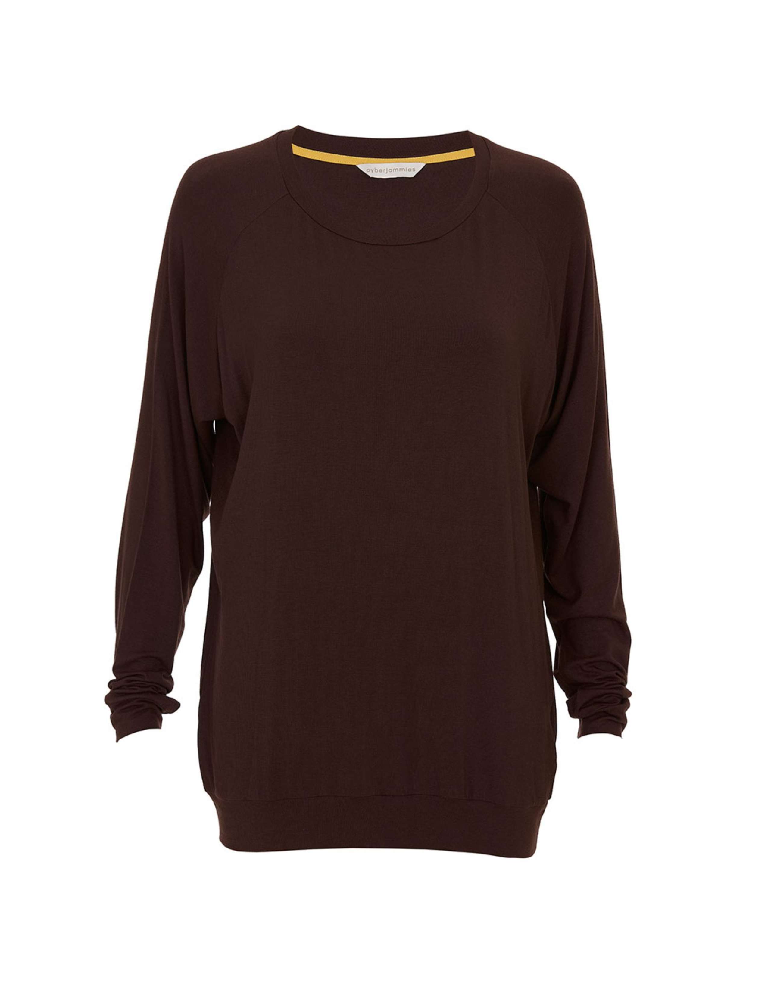Jersey Cuffed Sleeve Pyjama Top 2 of 4