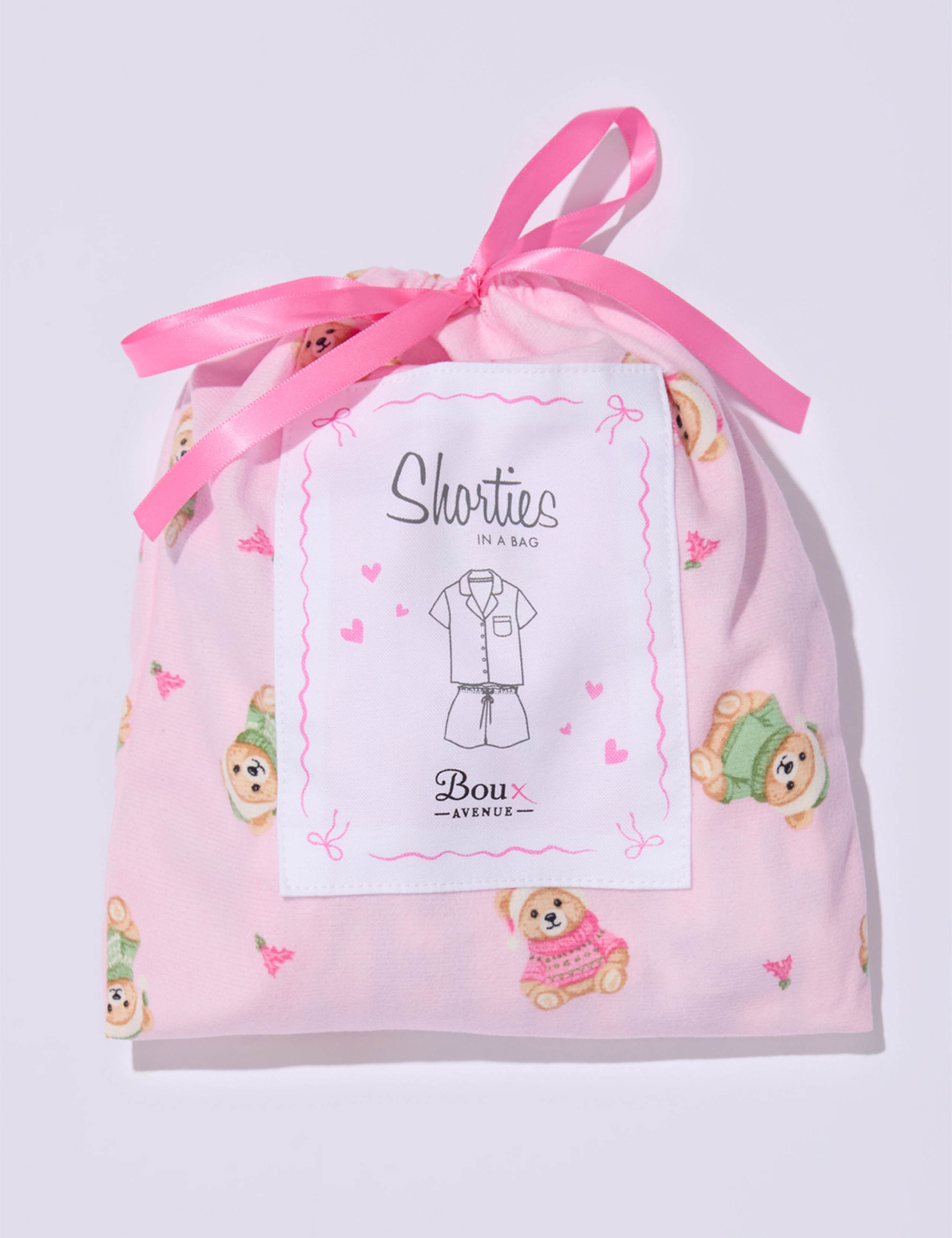 Teddy Bear Fleece Short Pyjama In A Bag 7 of 8