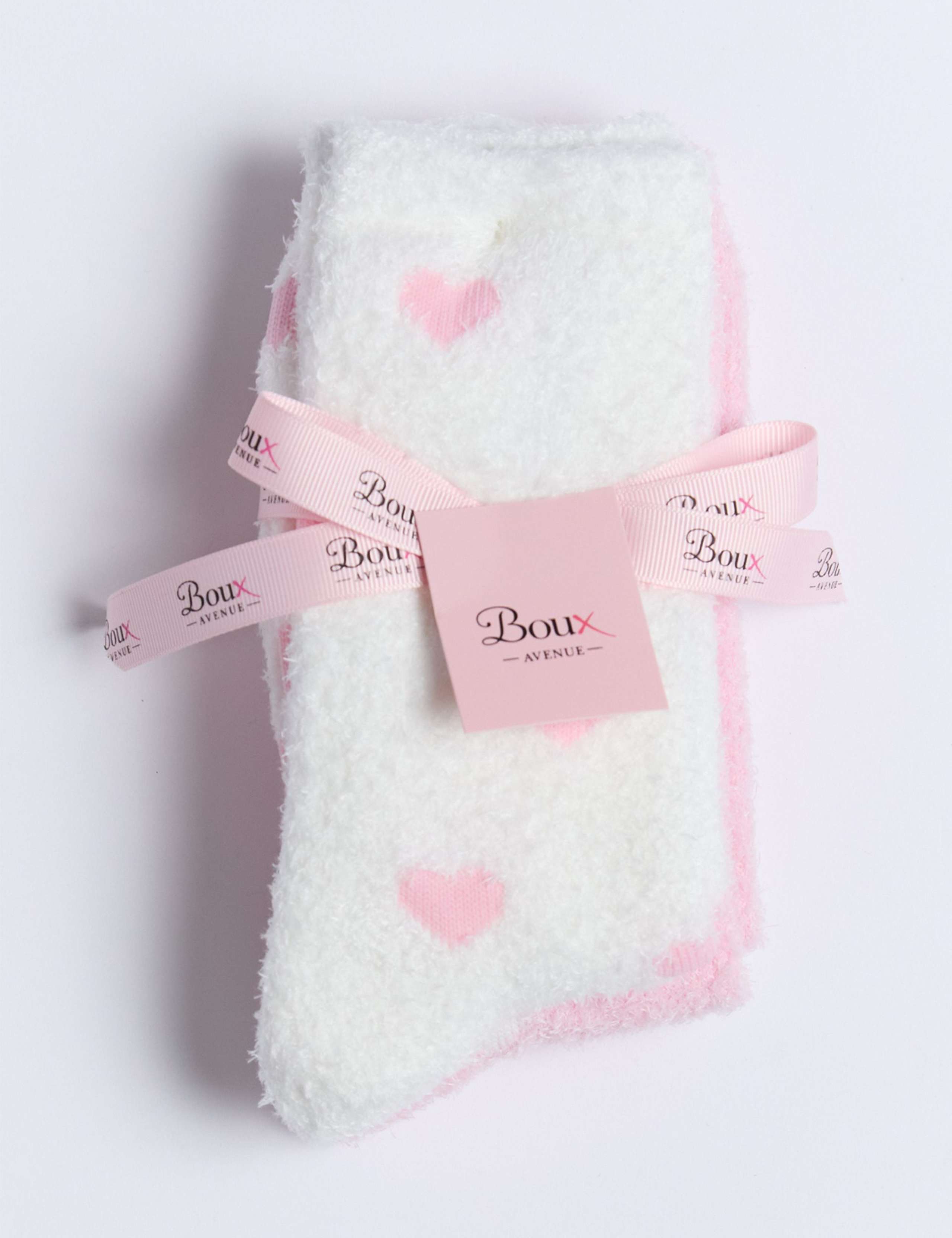 2pk Cosy Heart Ankle High Socks 4 of 4