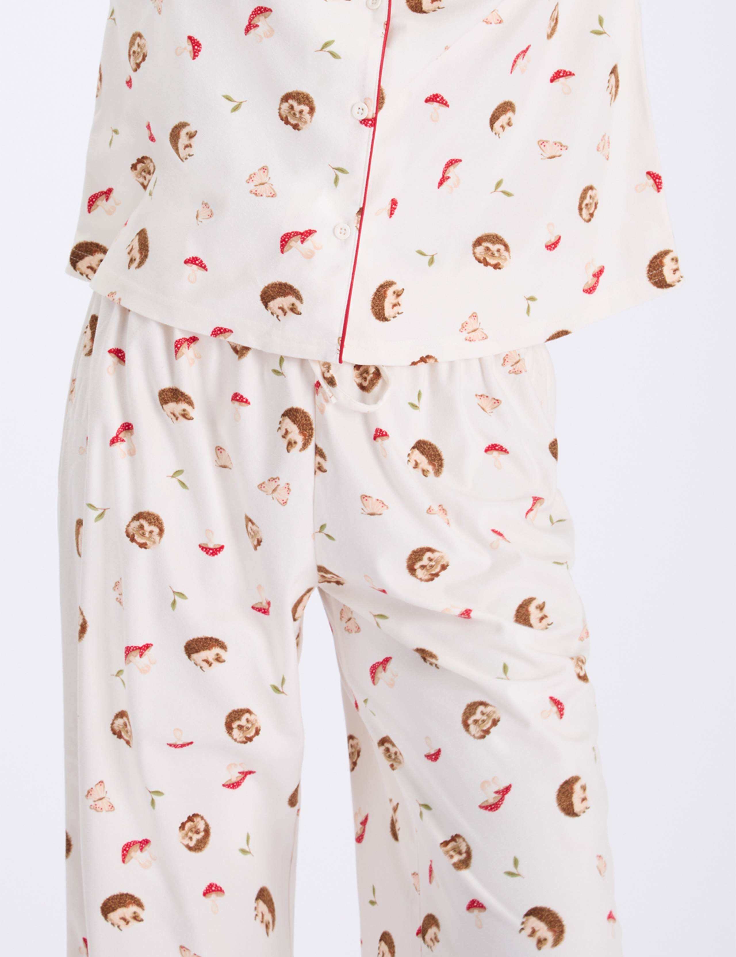 Fleece Hedgehog Pyjama Set in a Bag 5 of 7