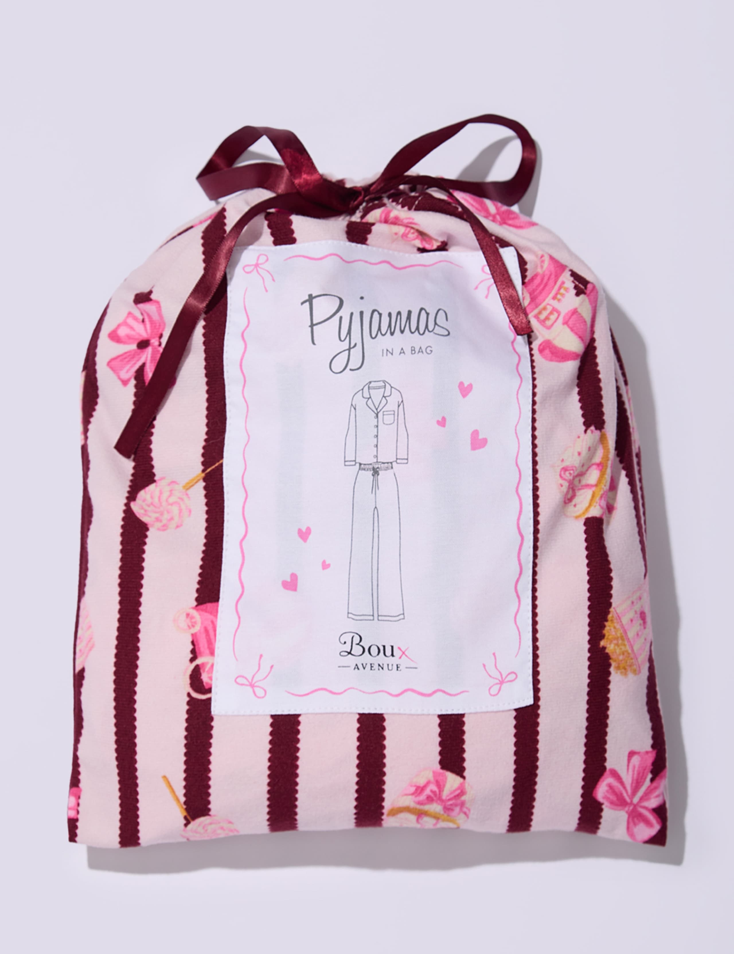 Fleece Popcorn Pyjama Set in a Bag 7 of 7