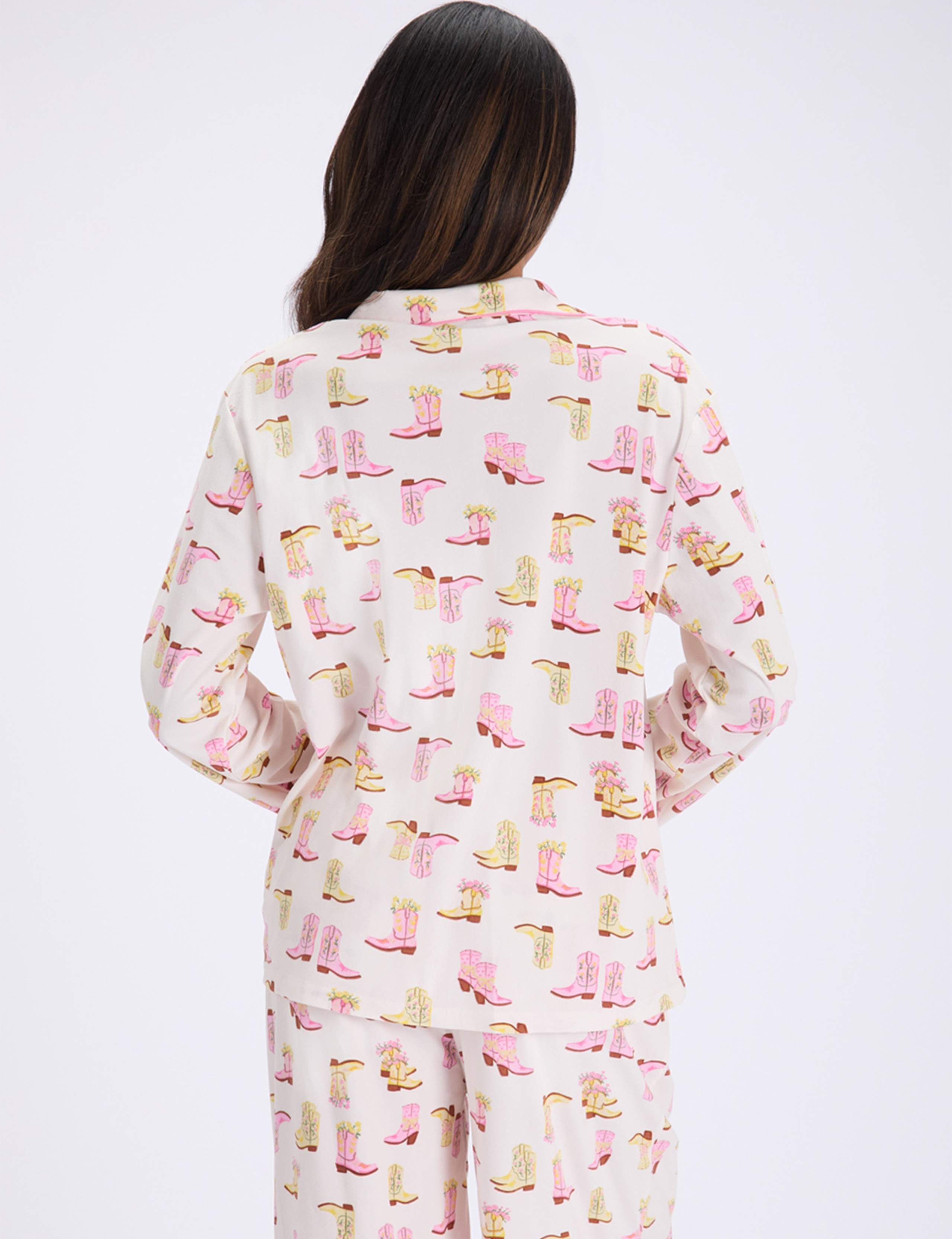 Fleece Cowgirl Pyjama Set in a Bag 4 of 7