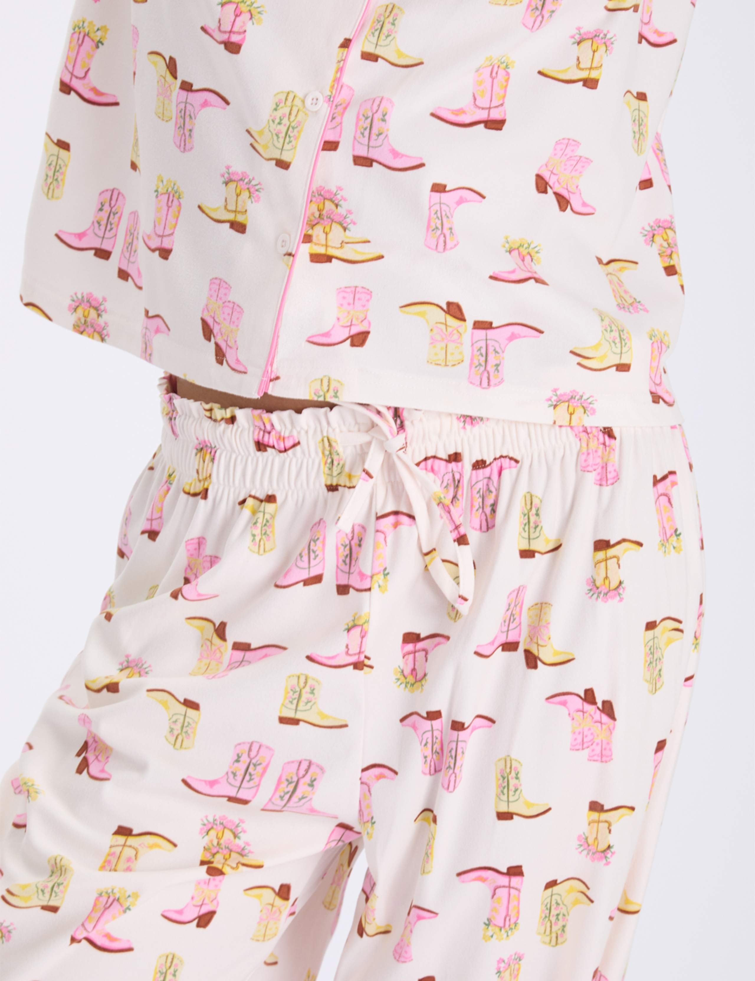 Fleece Cowgirl Pyjama Set in a Bag 5 of 7