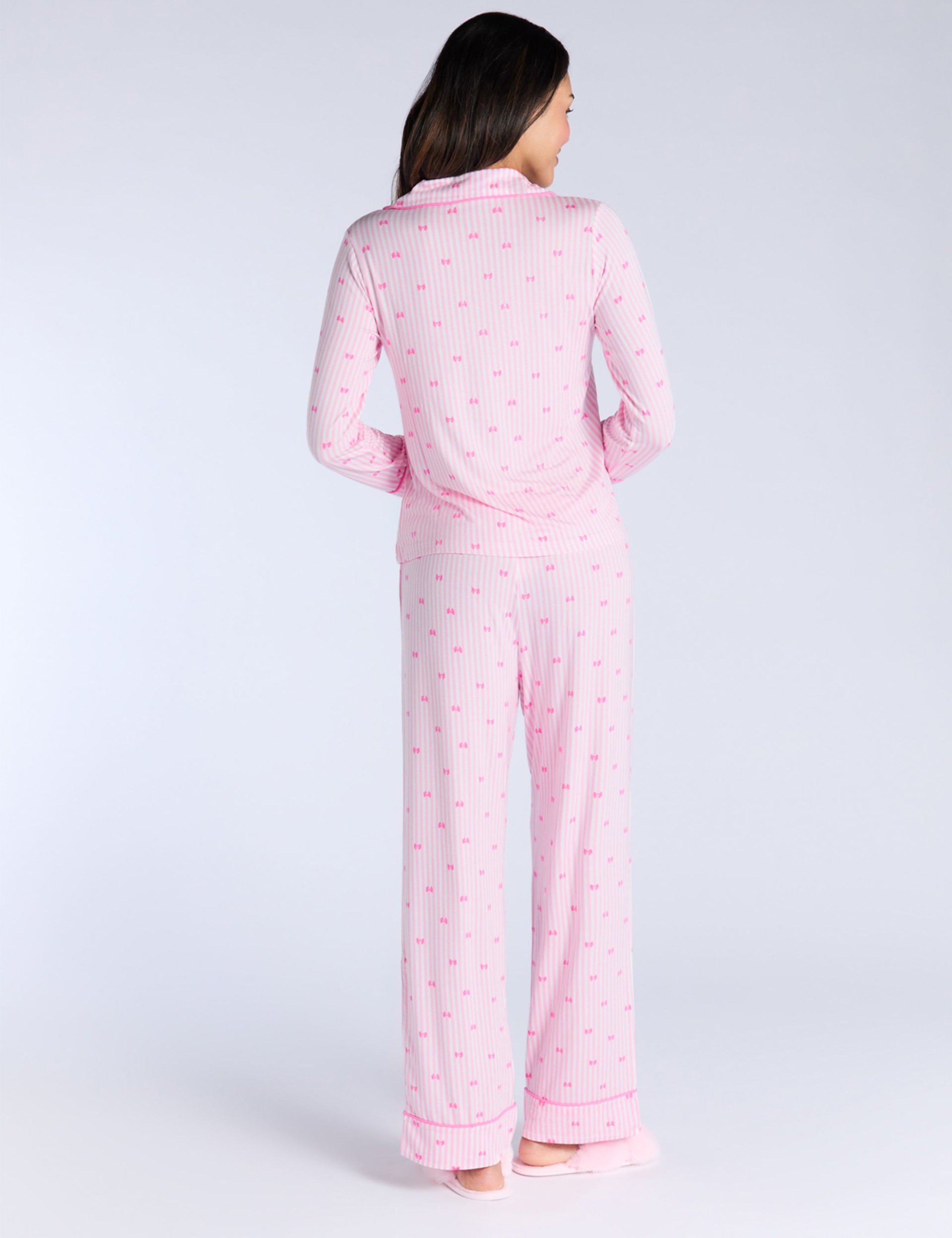 Bow Striped Pyjama Set 3 of 5