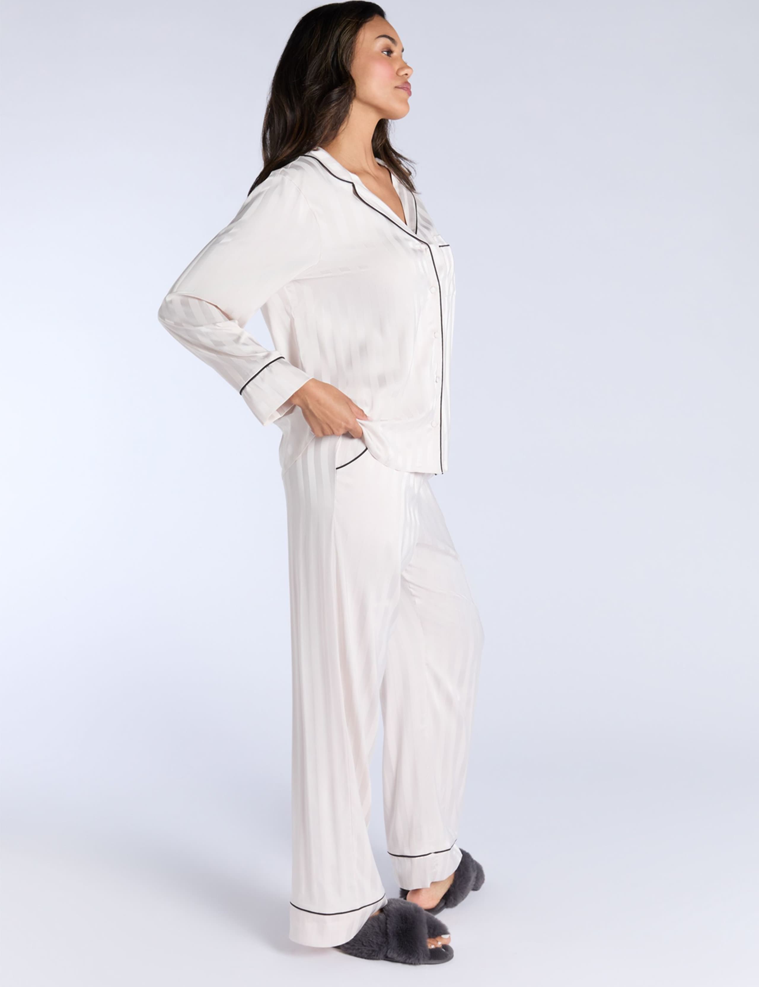 Jacquard Striped Pyjama Set 4 of 5