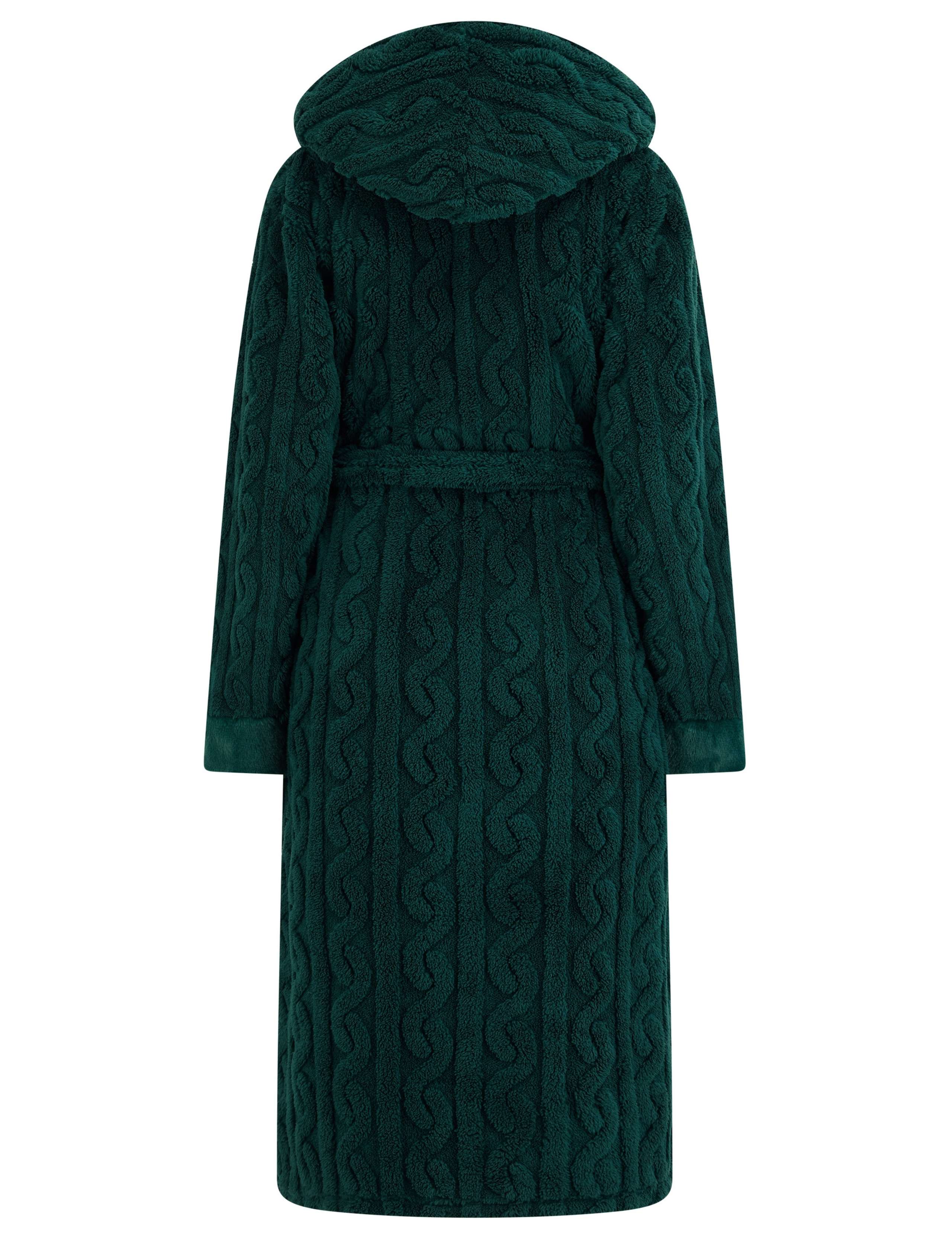 Fleece Hooded Dressing Gown 4 of 6