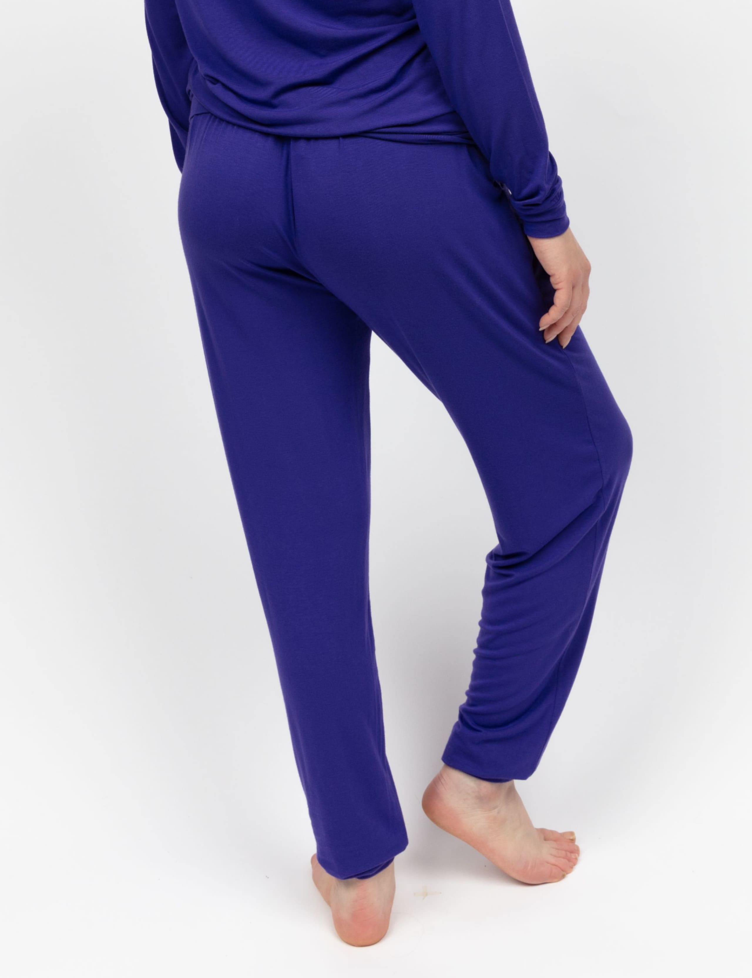 Modal Rich Jersey Cuffed Pyjama Bottoms 4 of 4