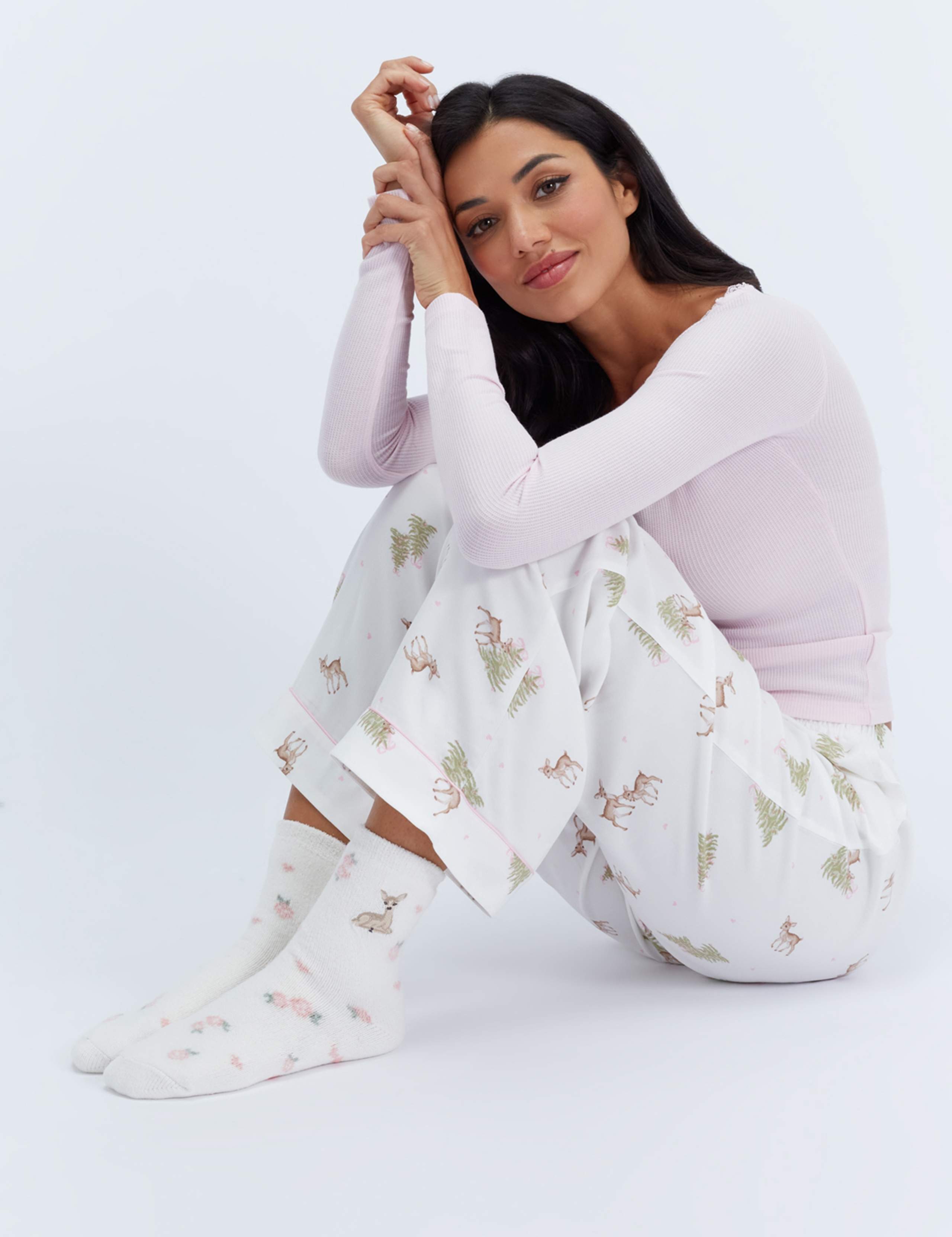 Woven Deer Pyjama Set 5 of 7