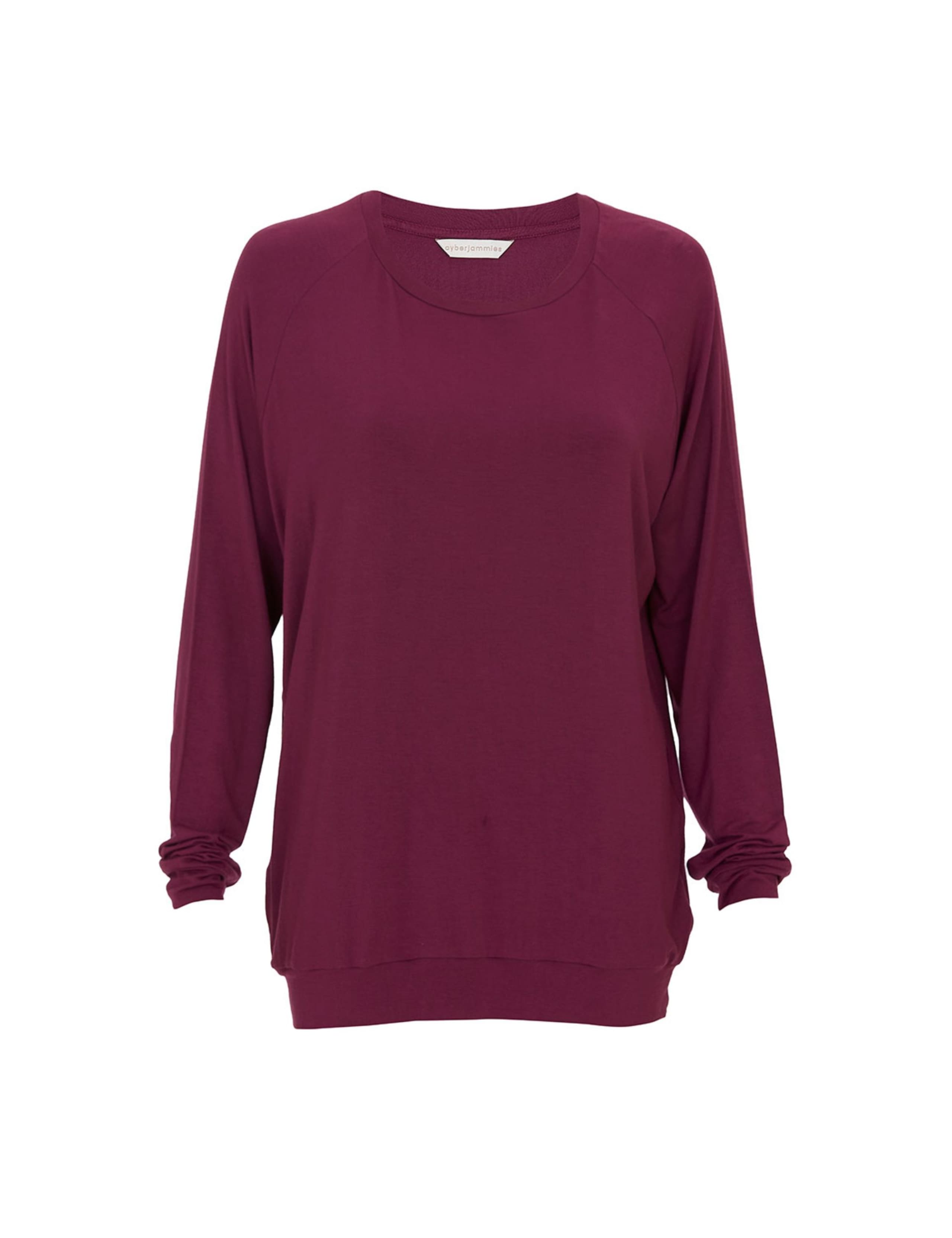 Jersey Cuffed Sleeve Pyjama Top 2 of 4