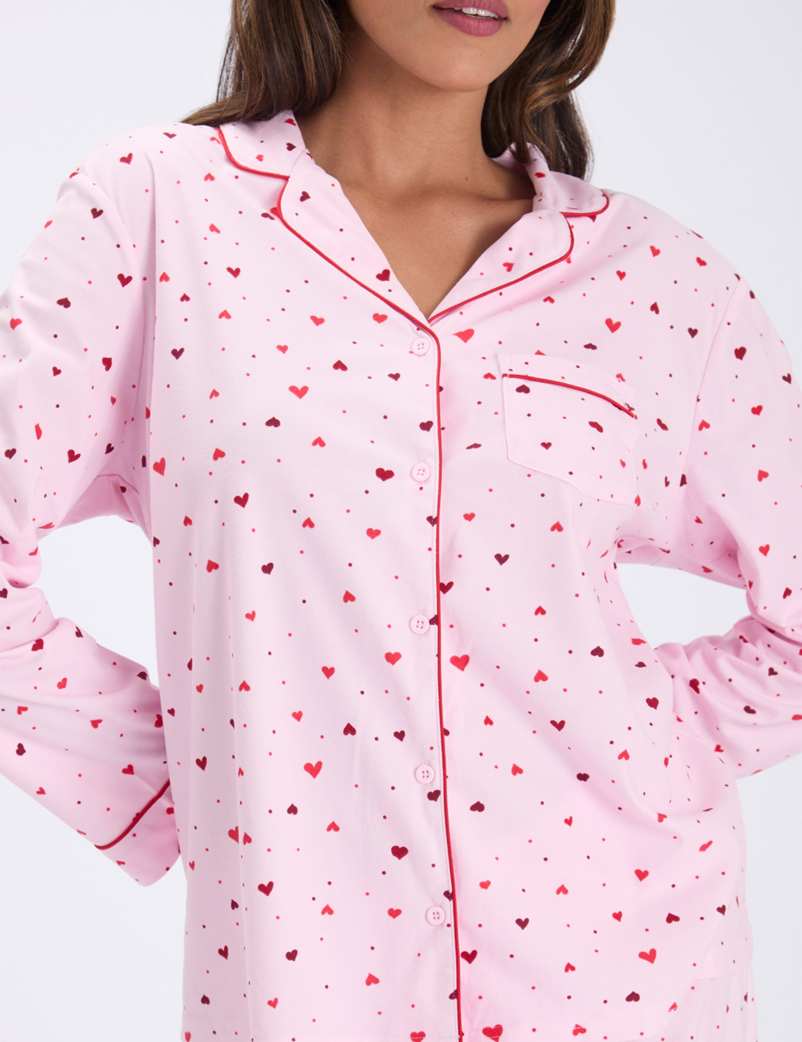 Fleece Heart Pyjama Set in a Bag 3 of 7