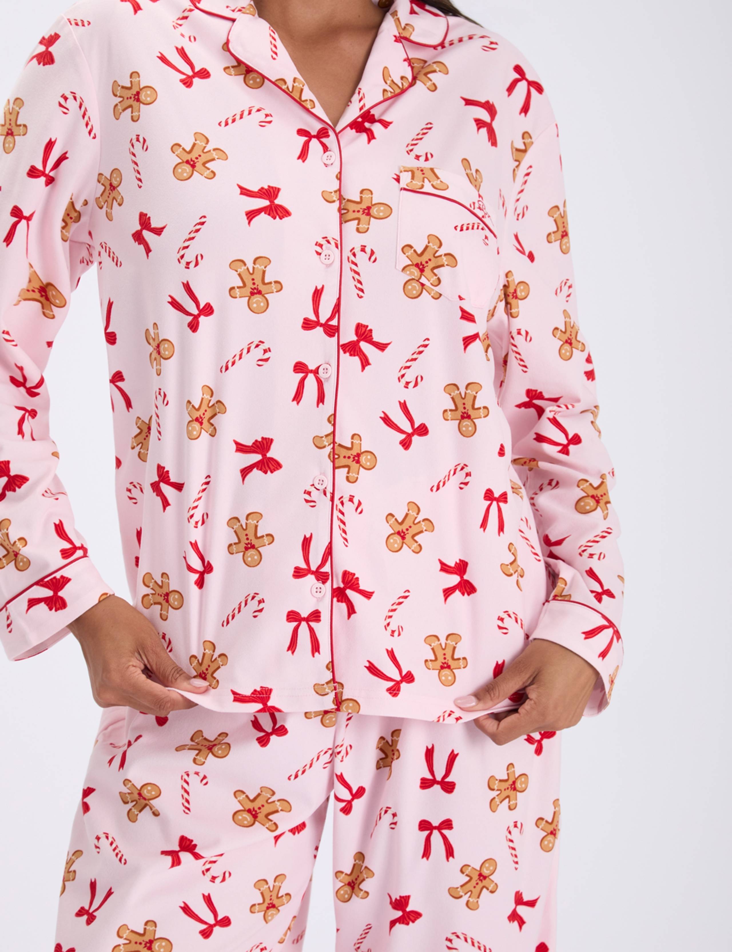 Gingerbread Candy Cane Pyjama Set in a Bag 5 of 8