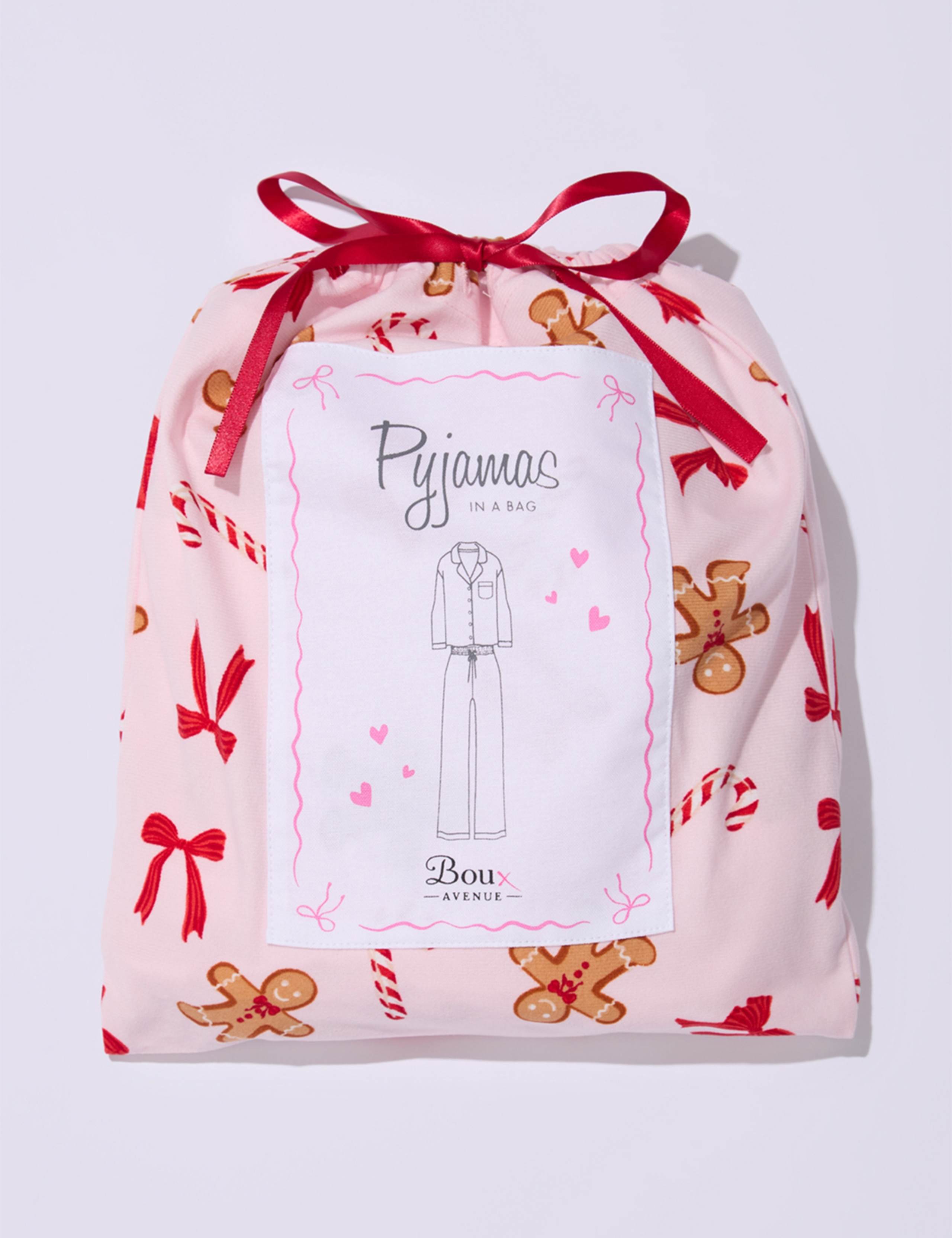 Gingerbread Candy Cane Pyjama Set in a Bag 8 of 8