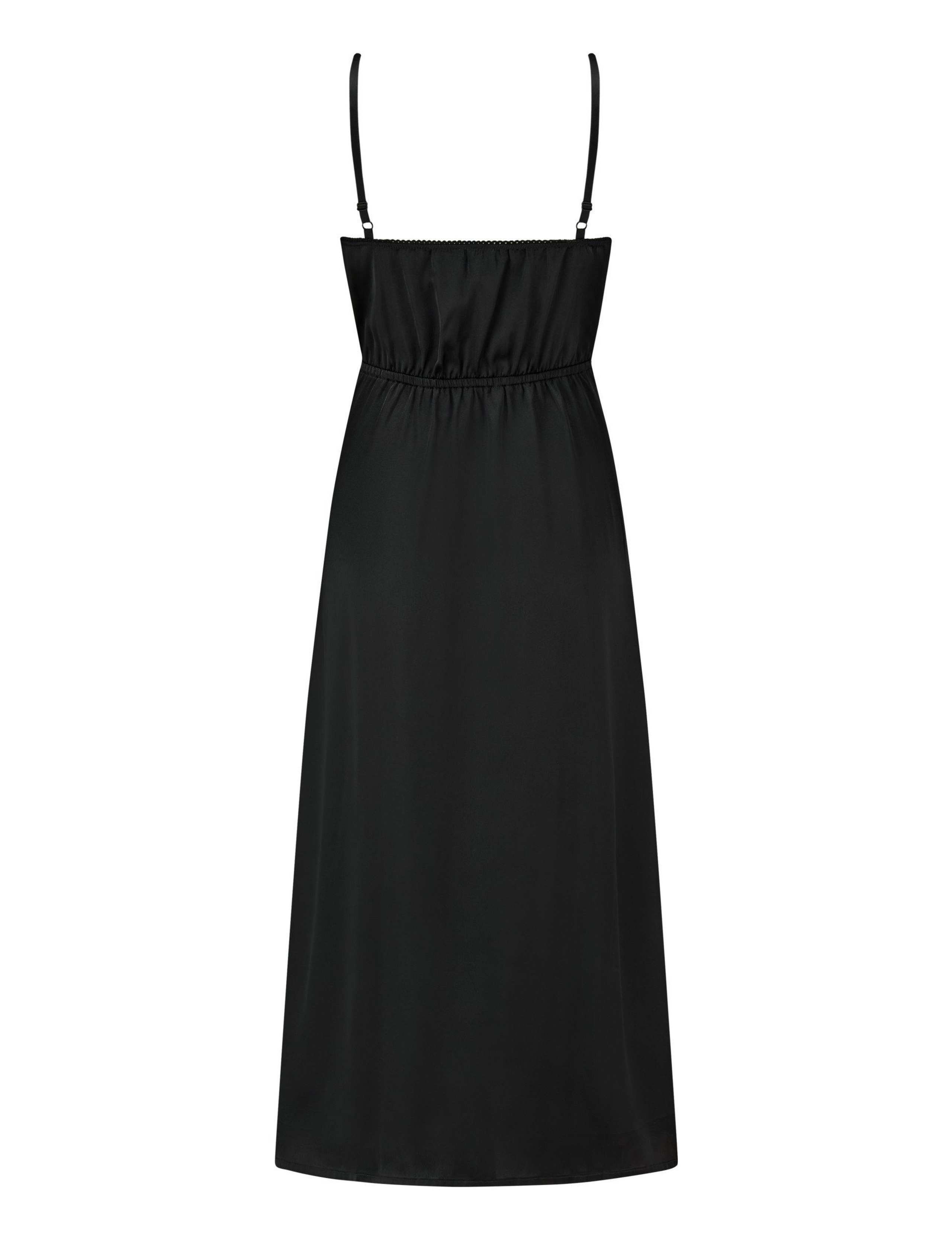 Dusk Satin & Lace Plunge Midi Chemise 6 of 6