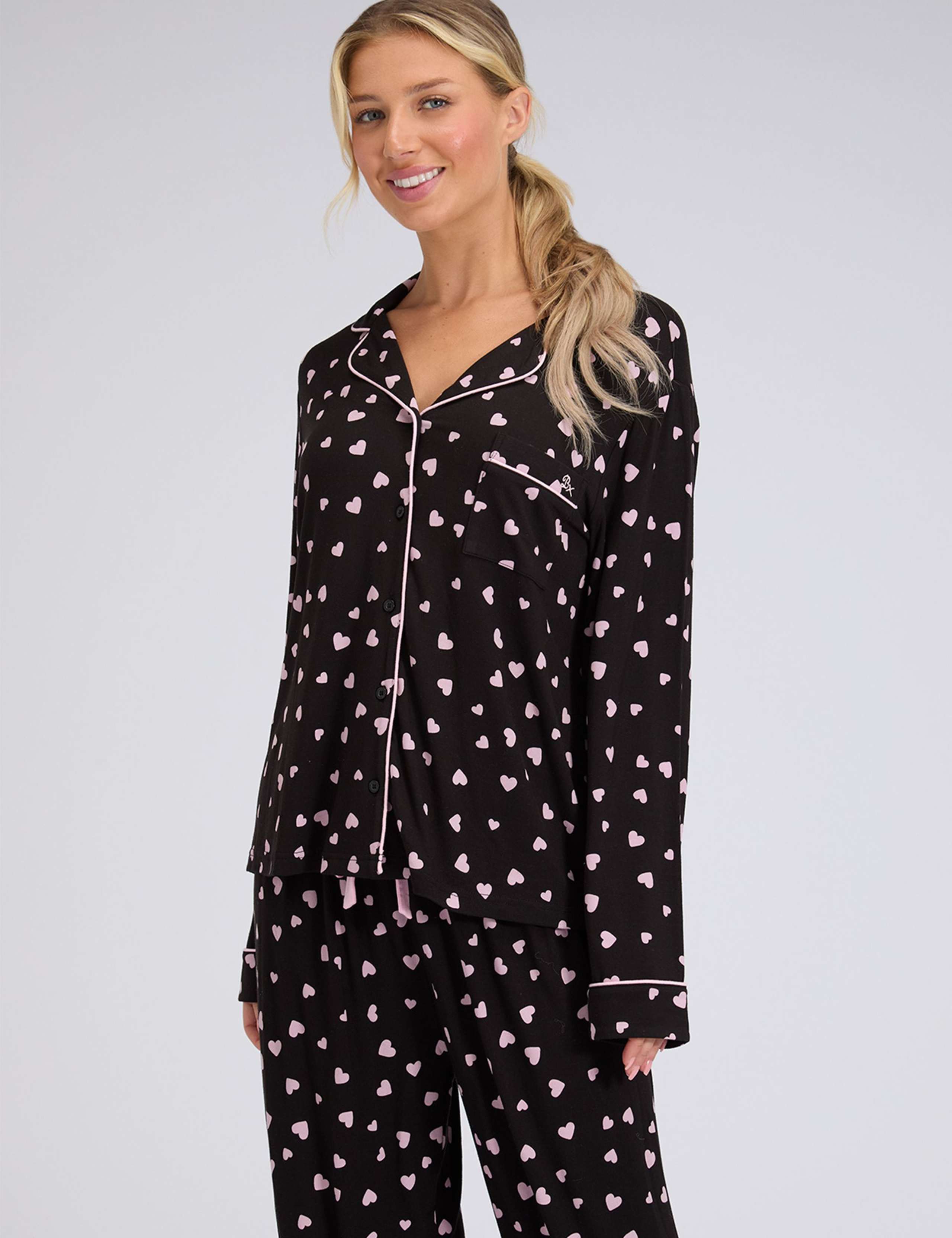 Heart Modal Rich Pyjamas 7 of 7