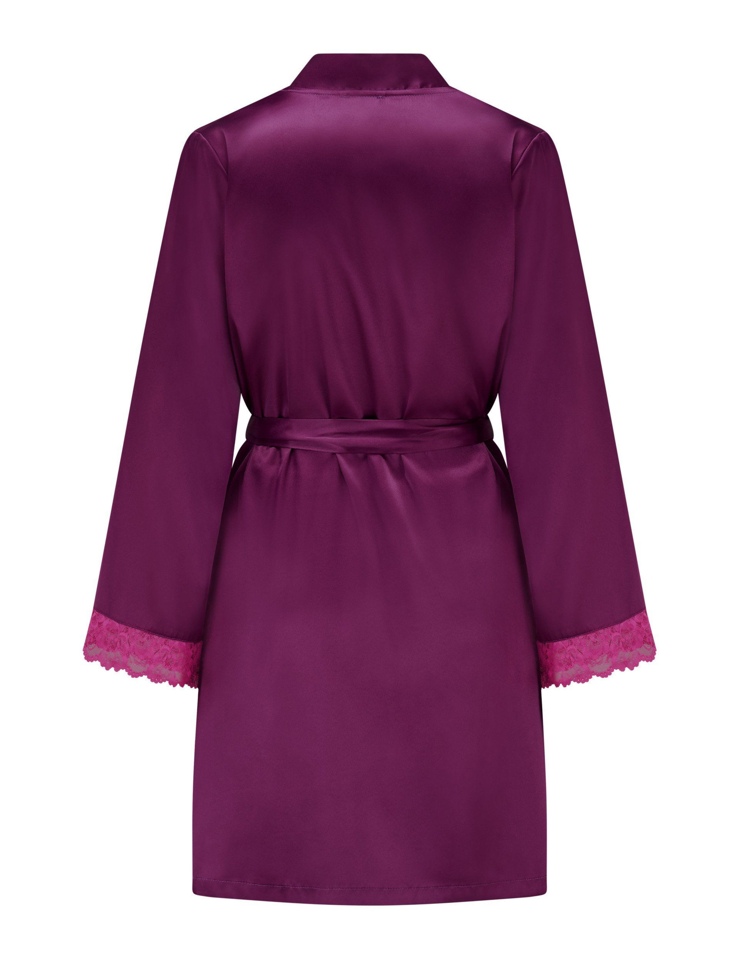 Dusk Lace Trim Dressing Gown 8 of 8