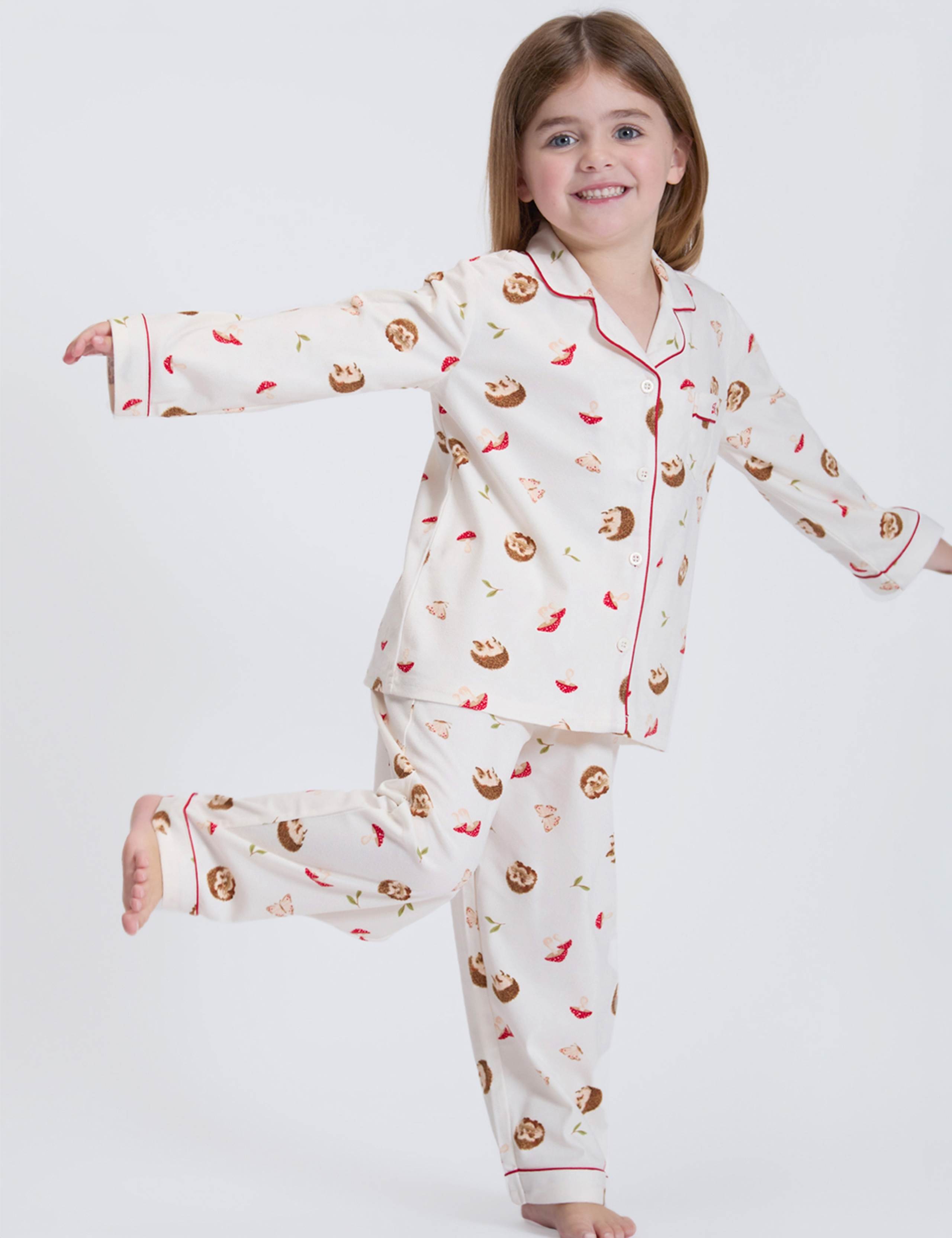 Fleece Hedgehog Pyjamas in a Bag (2-12 Yrs) 4 of 8