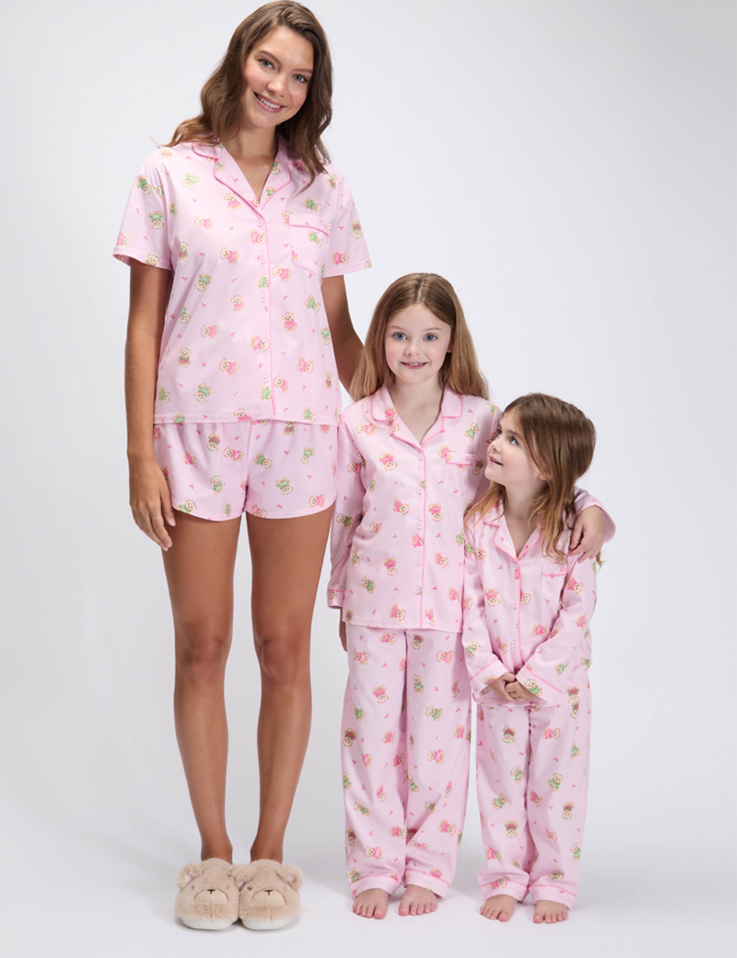 Fleece Teddy Bear Pyjamas in a Bag (2-12 Yrs) 1 of 8