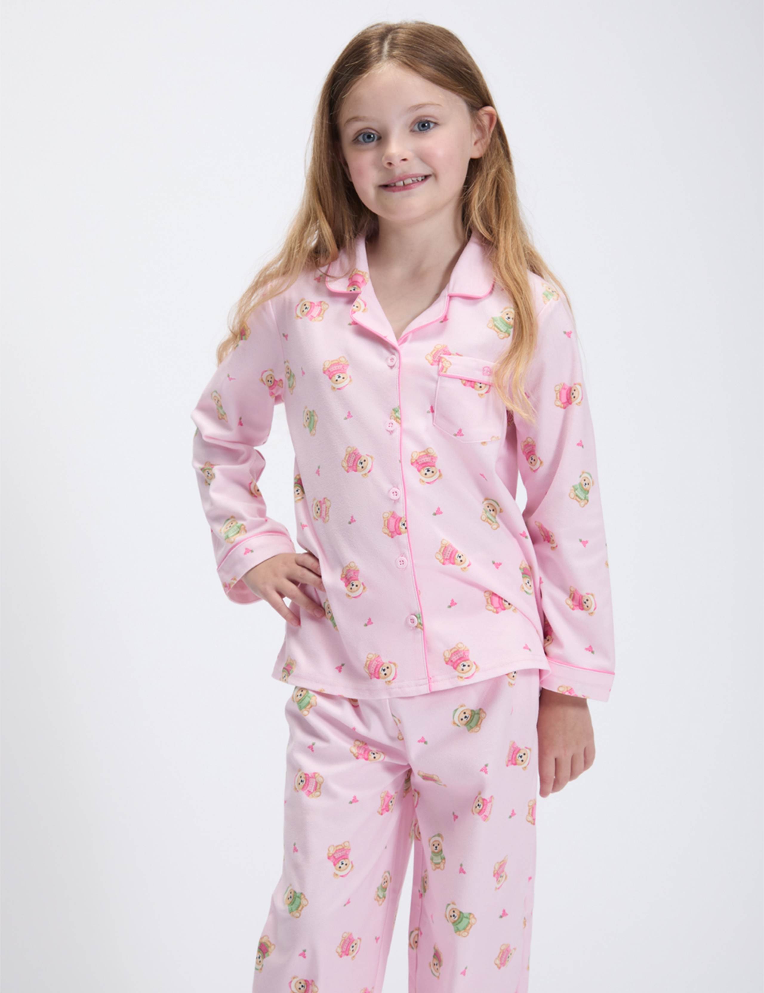 Fleece Teddy Bear Pyjamas in a Bag (2-12 Yrs) 3 of 8