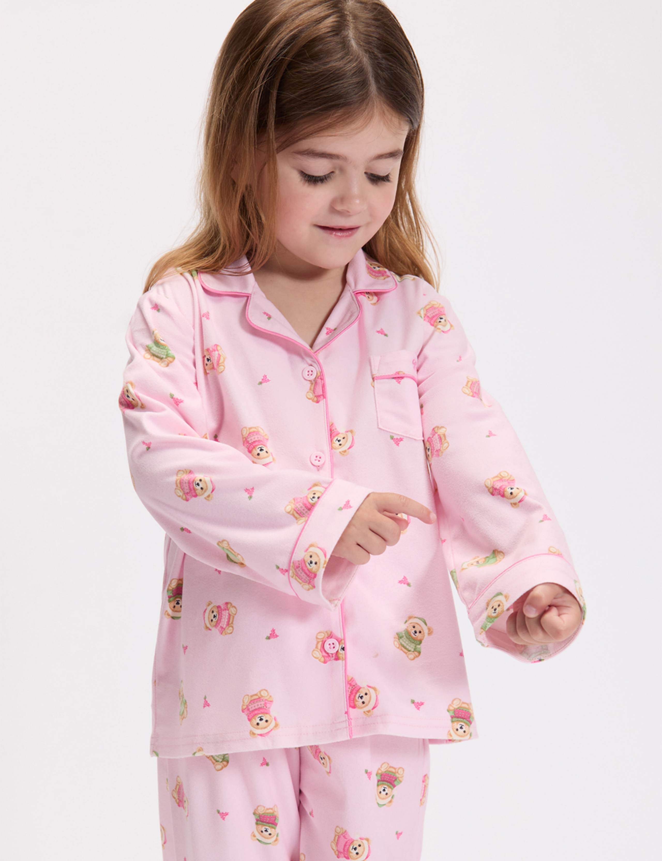 Fleece Teddy Bear Pyjamas in a Bag (2-12 Yrs) 5 of 8